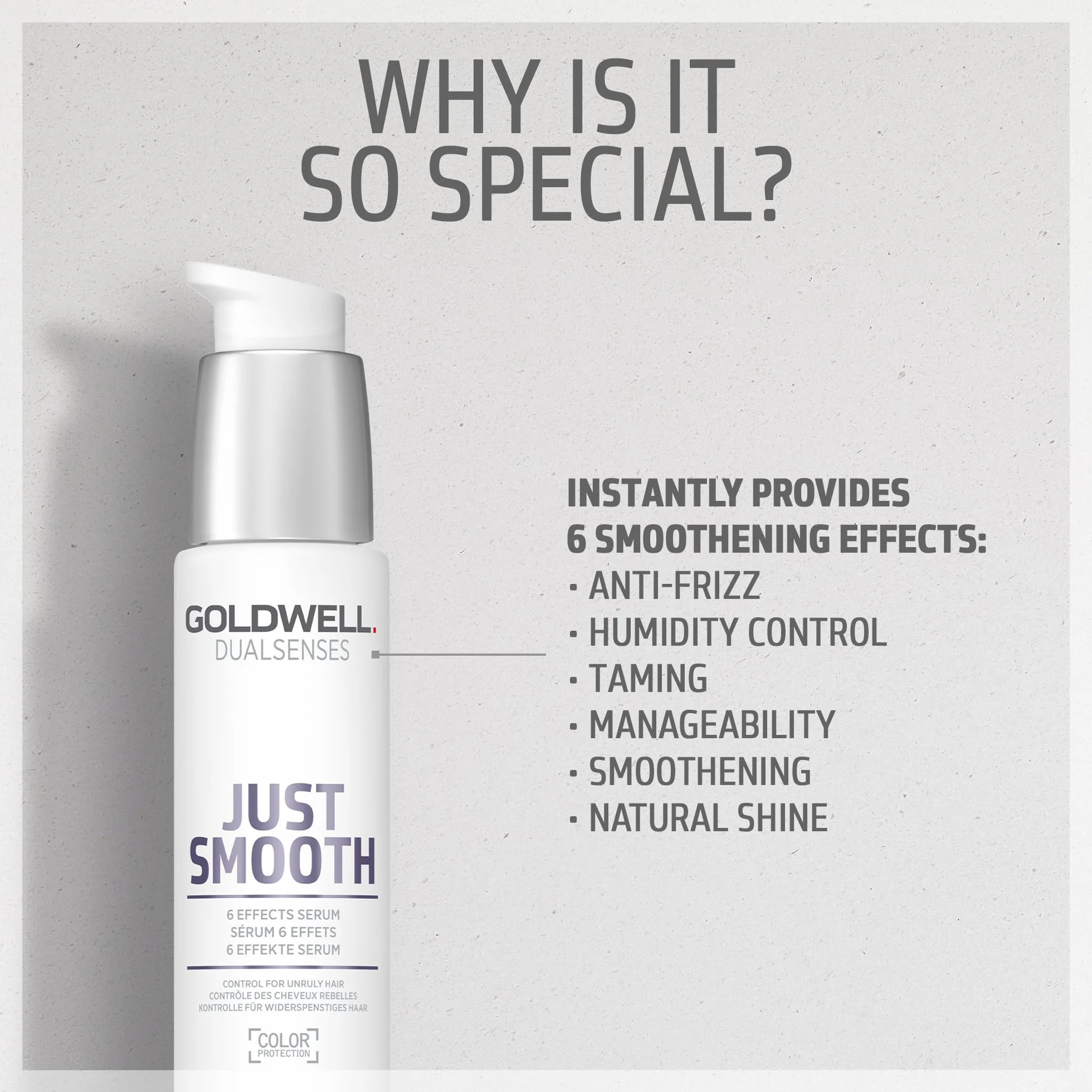 GOLDWELL DUALSENSES JUST SMOOTH Serum 6 efektów 100ml