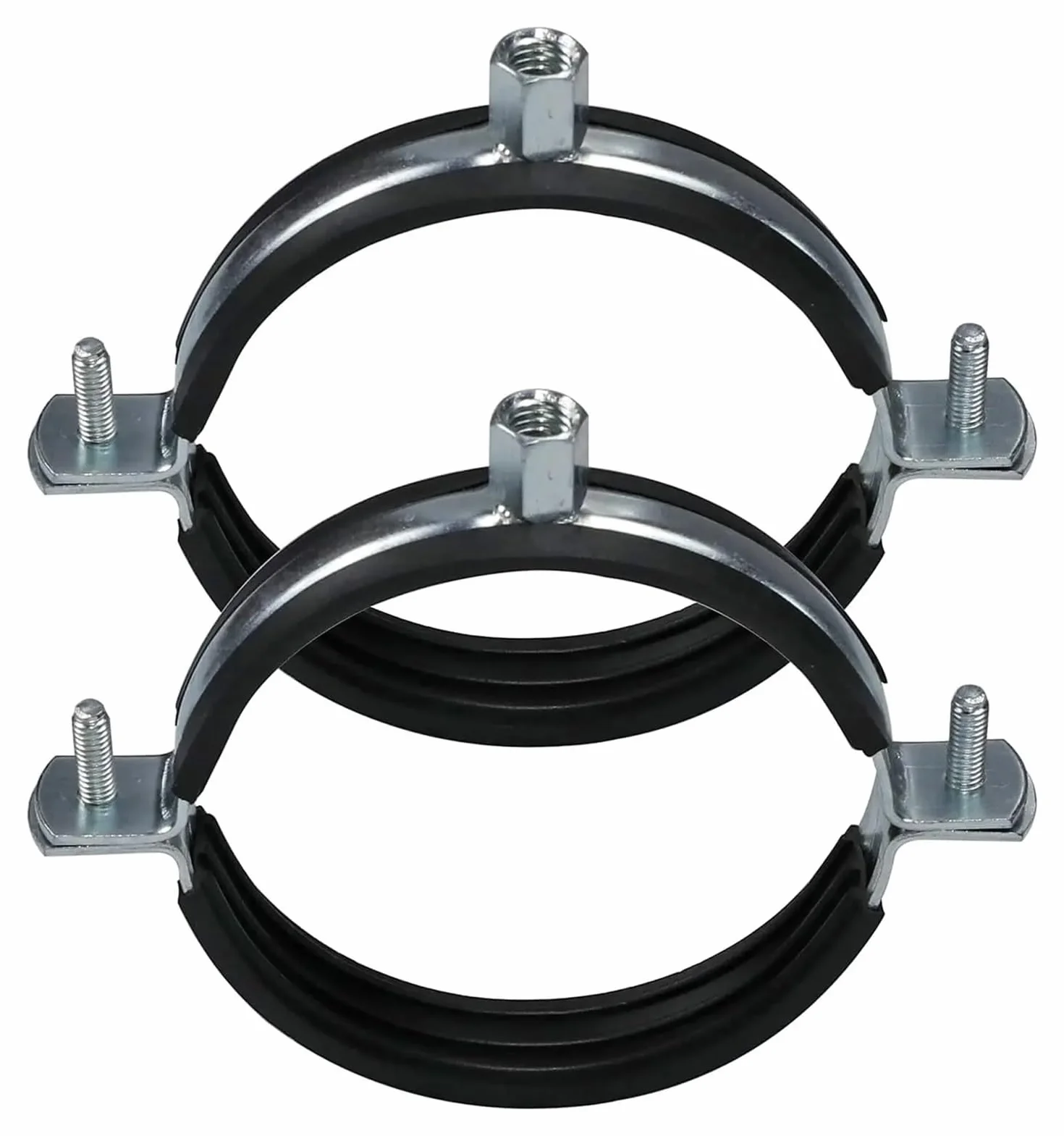 Regulowany zacisk do rur ze stali nierdzewnej | Uchwyt ścienny do sufitu o średnicy 20–160 mm: wsporniki(5pcs 110mm)
