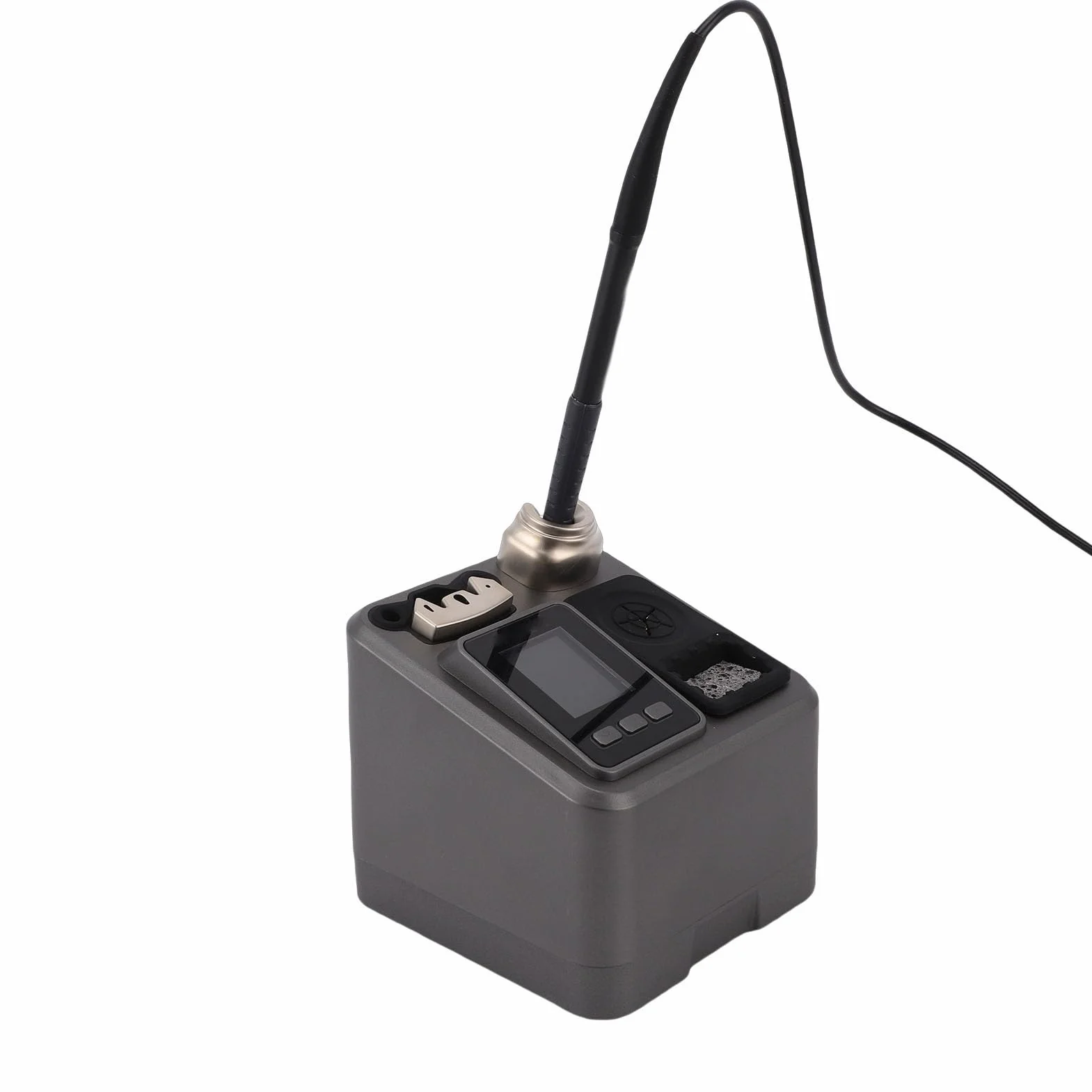 Tosuny Cyfrowa Stacja Lutownicza LCD 120W | Kontrola Temperatury PID Szybkie Nagrzewanie Automatyczne Uśpienie, Antystatyczne z Wbudowanym Transformatorem do Lutowania (wtyczka UE)