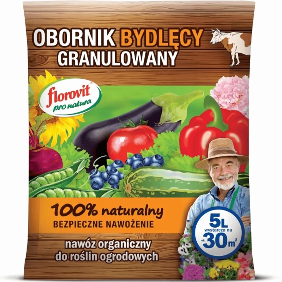 Florovit Nawóz Pro Natura Obornik Bydlęcy 5L