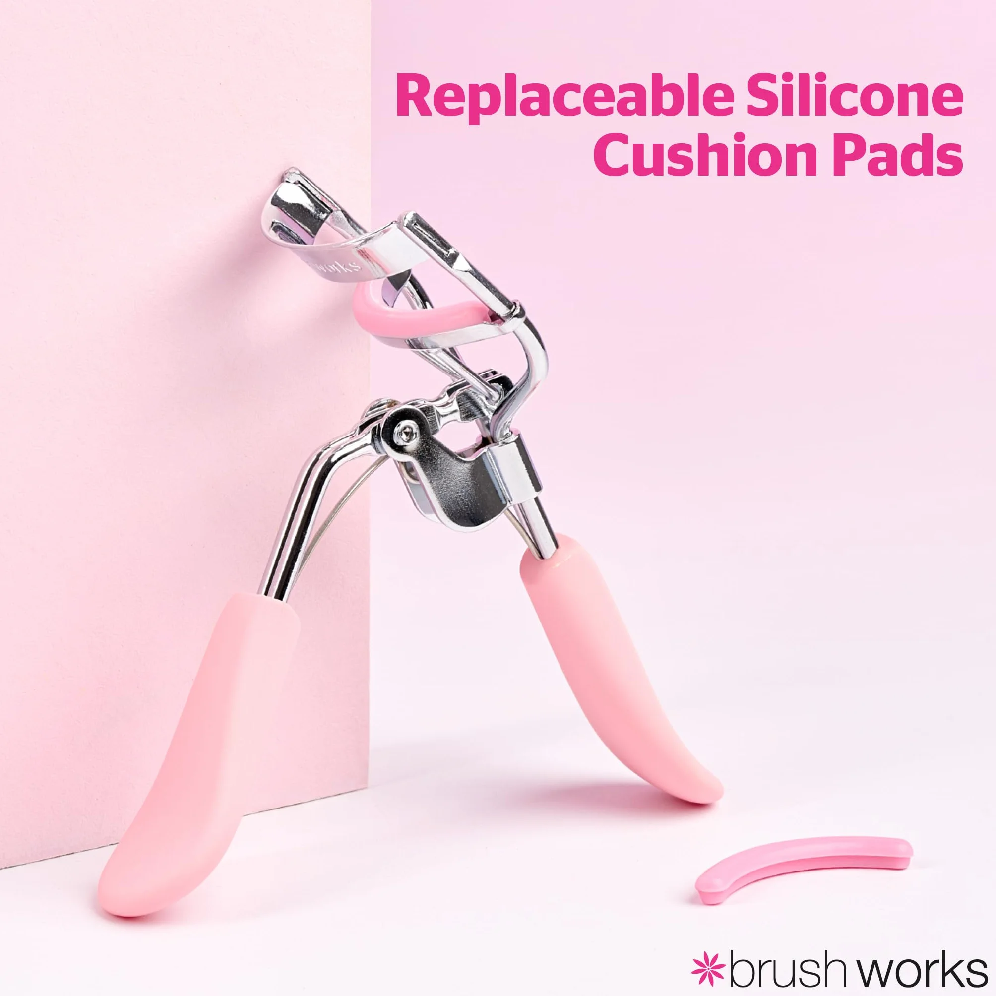 Brushworks Eyelash Curler - Pink