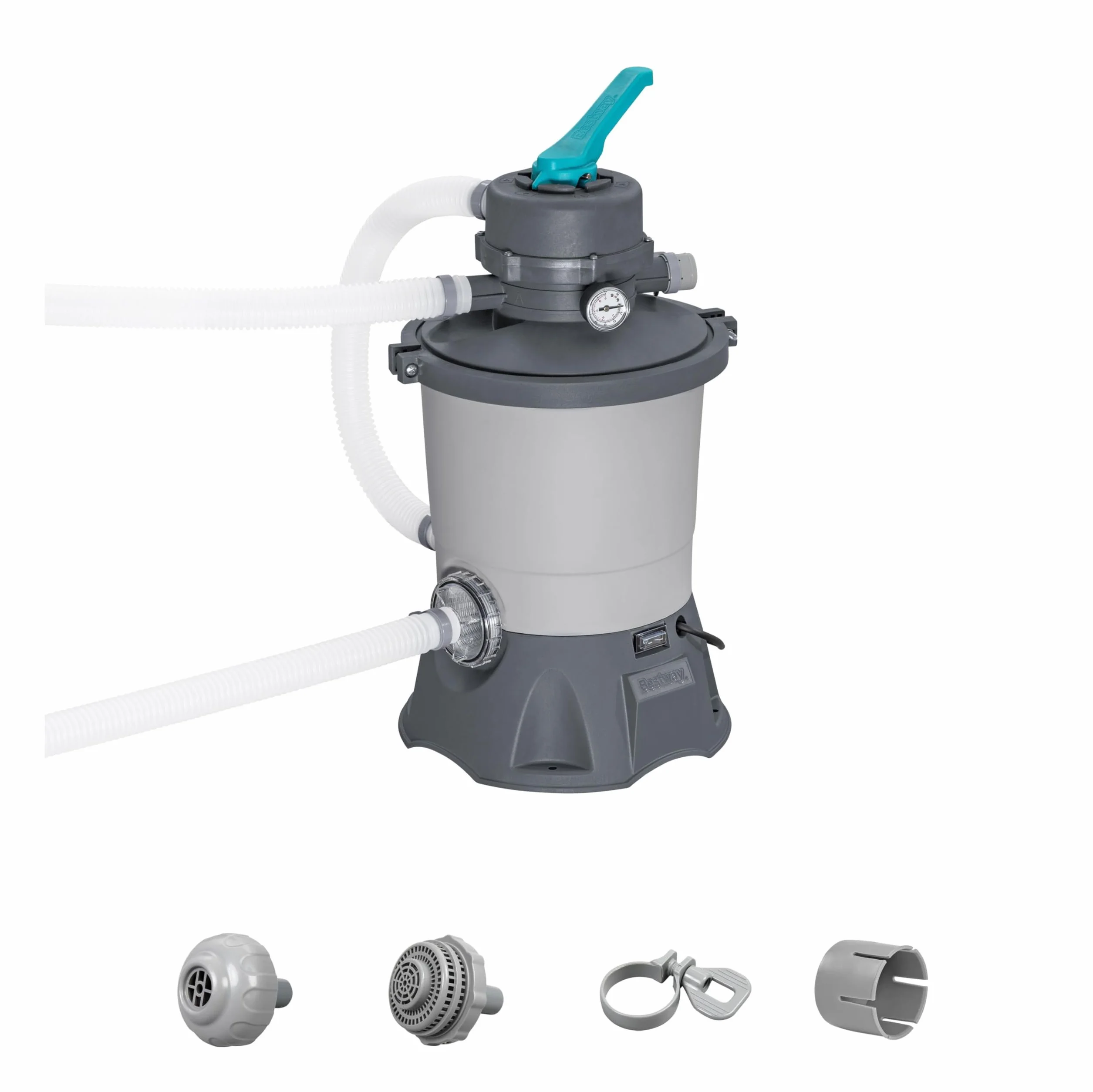 Bestway 58515-7 pompa filtrująca piaskowa 3,596 l, szara