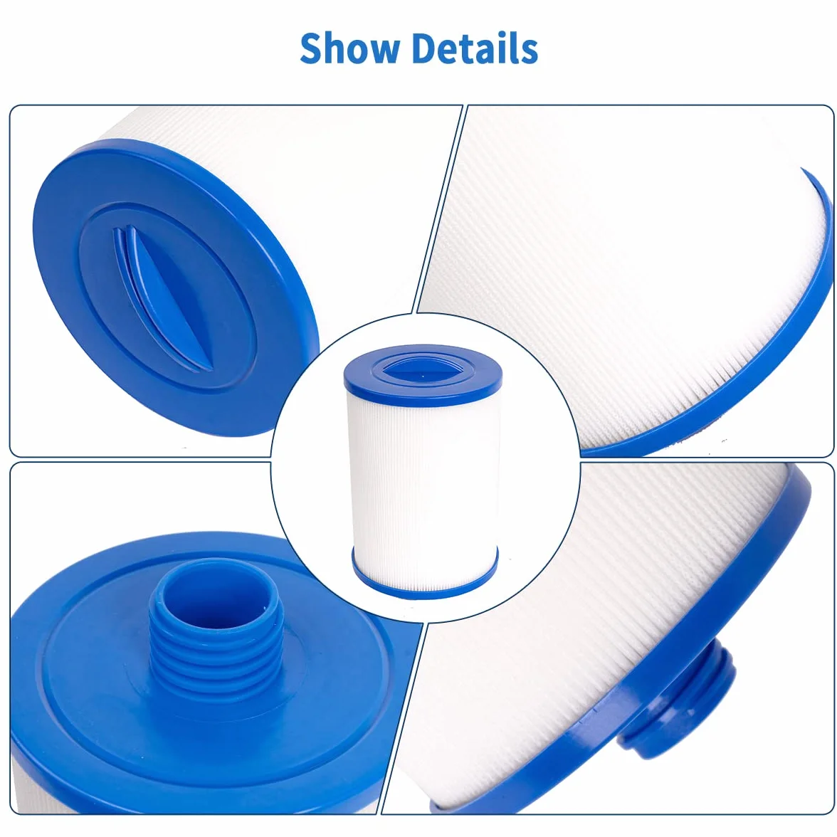 WuYan Filtr do wanny z hydromasażem kompatybilny z Unicel 6CH-940, do Pleatco PWW50P3, PWW50-P3, Filbur FC-0359, Waterway Plastics 817-0050, 25252, 378902, 03FIL1400 Filtry Spa Wkład filtra wody
