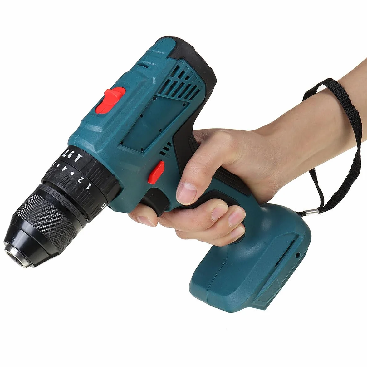 mała wiertarka, 1/2" 88N.m 13mm Bezprzewodowy elektryczny klucz wkrętakowy LED do akumulatora M 18V