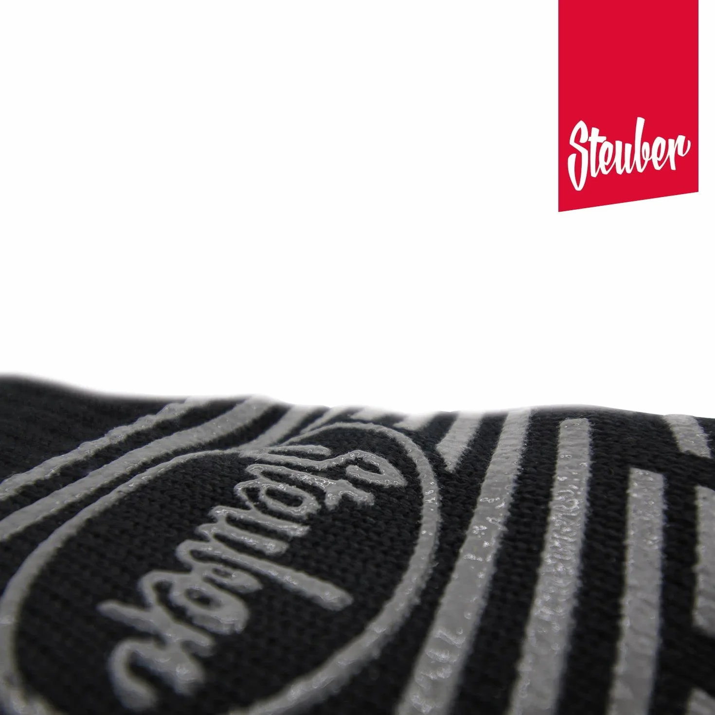 Steuber Premium Line rękawica do grillowania do 250°C bawełna poliester silikon czarny