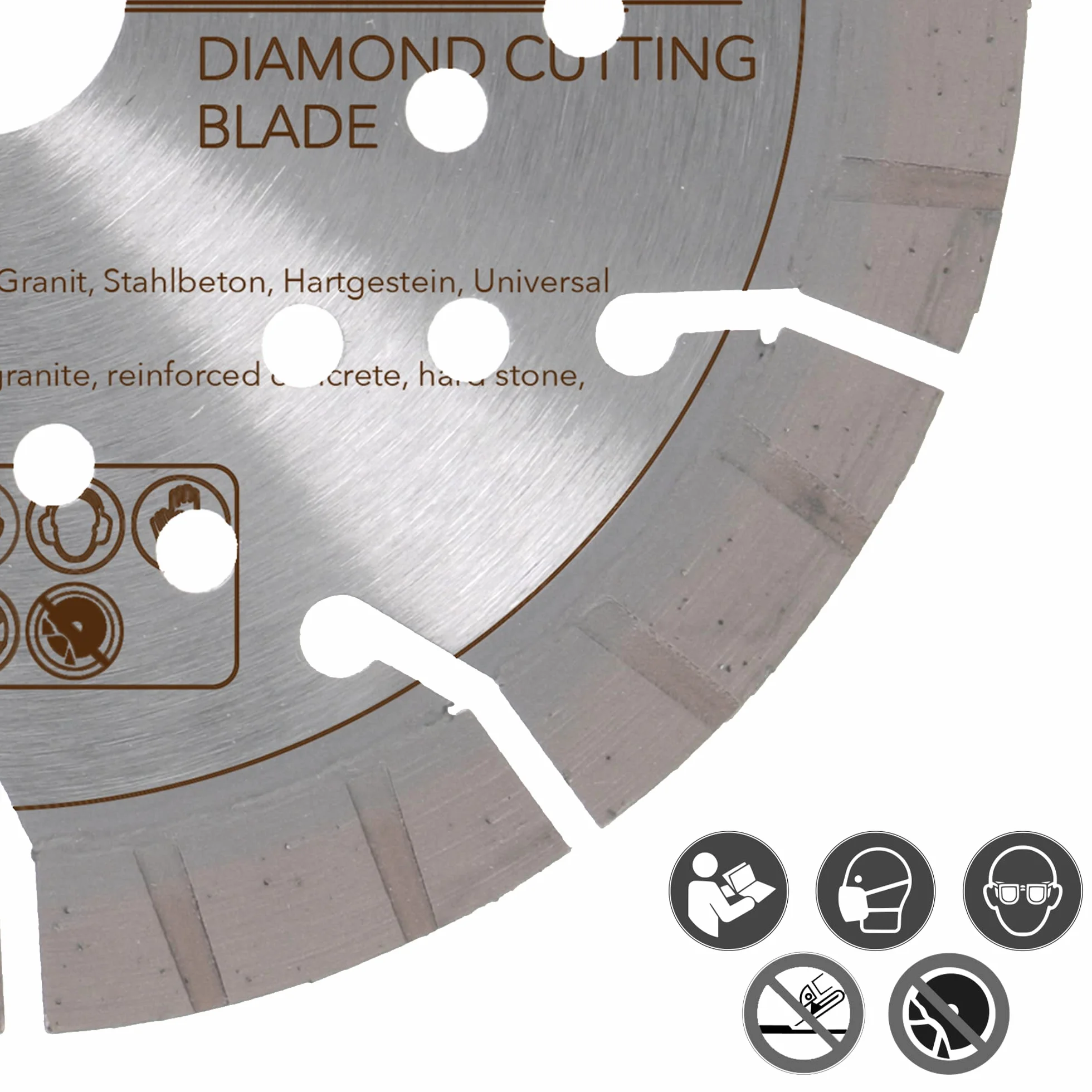 PRODIAMANT Profesjonalna diamentowa tarcza tnąca beton/granit Oxx 150 mm x 22,2 mm diamentowa tarcza do cięcia PDX82.118 150 mm do kamienia naturalnego, produktów betonowych, materiałów o średniej twardości i twardych