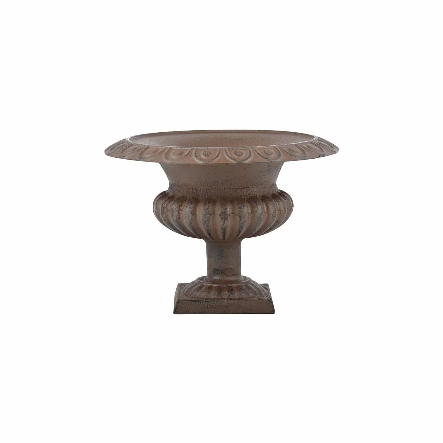 Esschert Designerska donica żeliwna na urnę francuską brązowa 27,8 x 26,7 x 25,3 cm