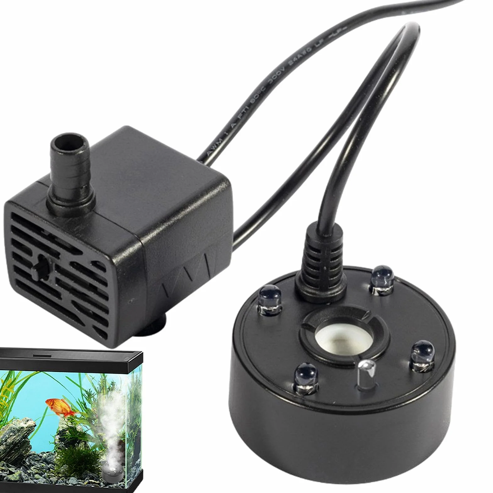 Fogger Mist Machine, Ultradźwiękowe światła Fogger, urządzenie do sadzenia stóp, wodna fontanna, Aquarium Mist Maker, Mist Fogger, Outdoor Mist Generator, system mieszania ogrodu, maszyna do sadzenia