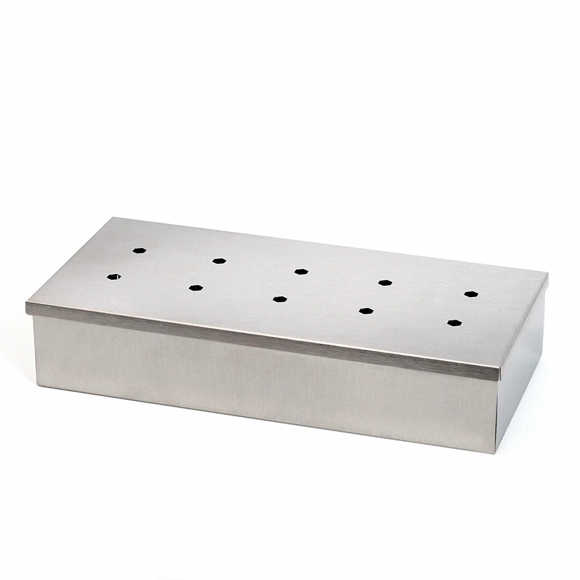 Wenco Pudełko wędzarnicze 20 x 9,5 x 4 cm stal nierdzewna do grilla gazowego i węglowego