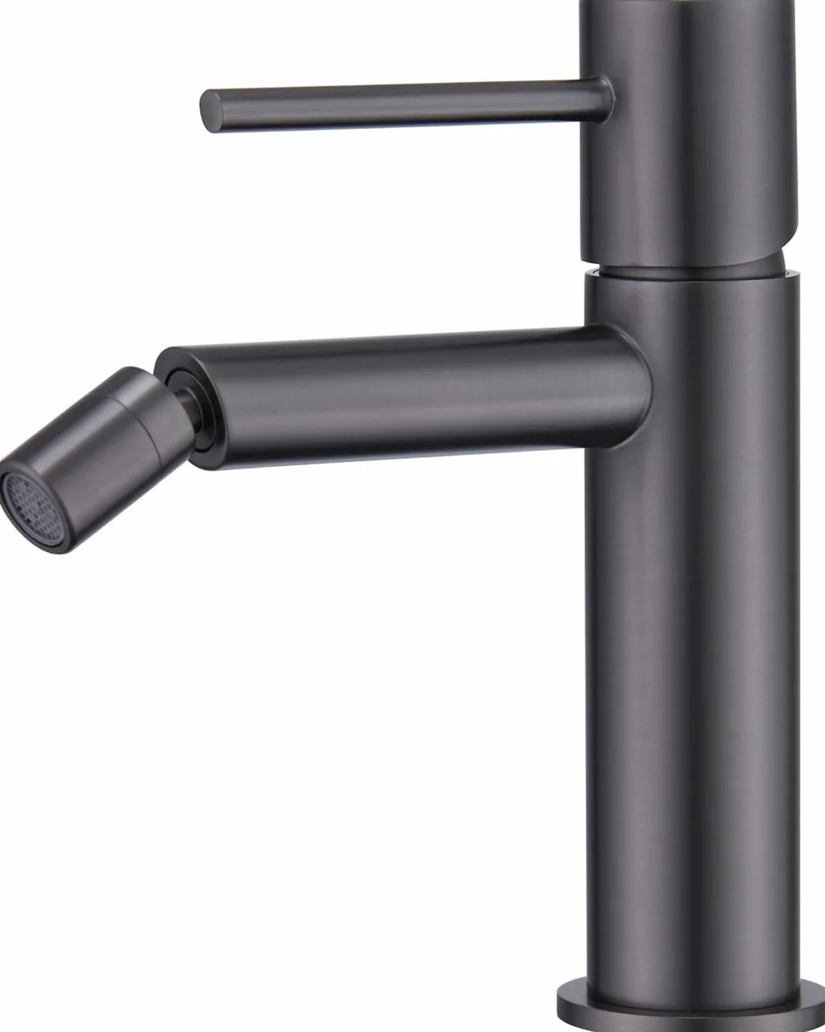 IMEX kran bidetowy, bateria bidetowa, bateria bidetowa, bateria bidetowa z mieszaczem ciepłej i zimnej wody, bateria Bidet, łatwa instalacja, seria Monza, kolor Black Gun Metal