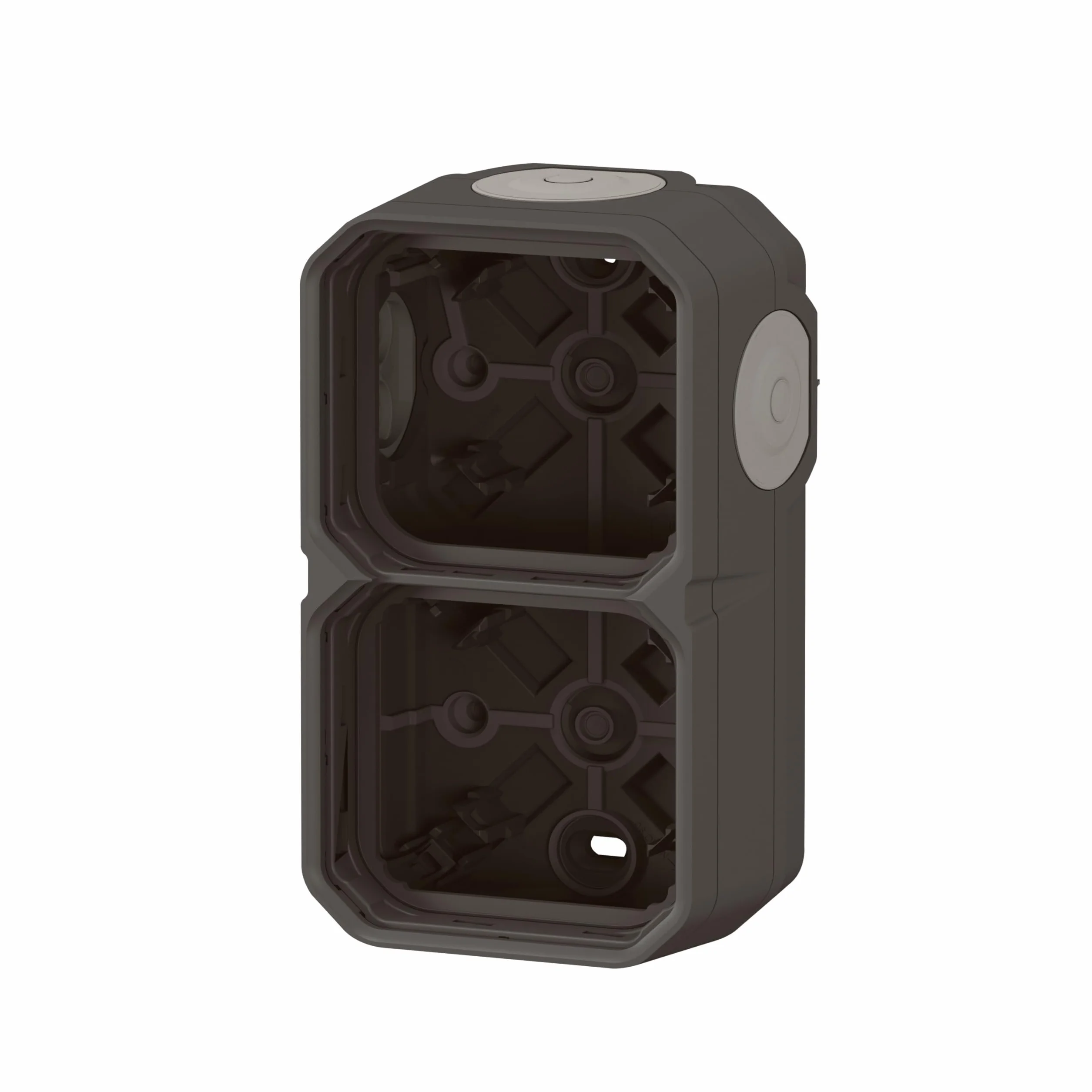 Legrand Plexo New 2-fach Gehäuse, horizontal und vertikal, anthrazit (069602L)