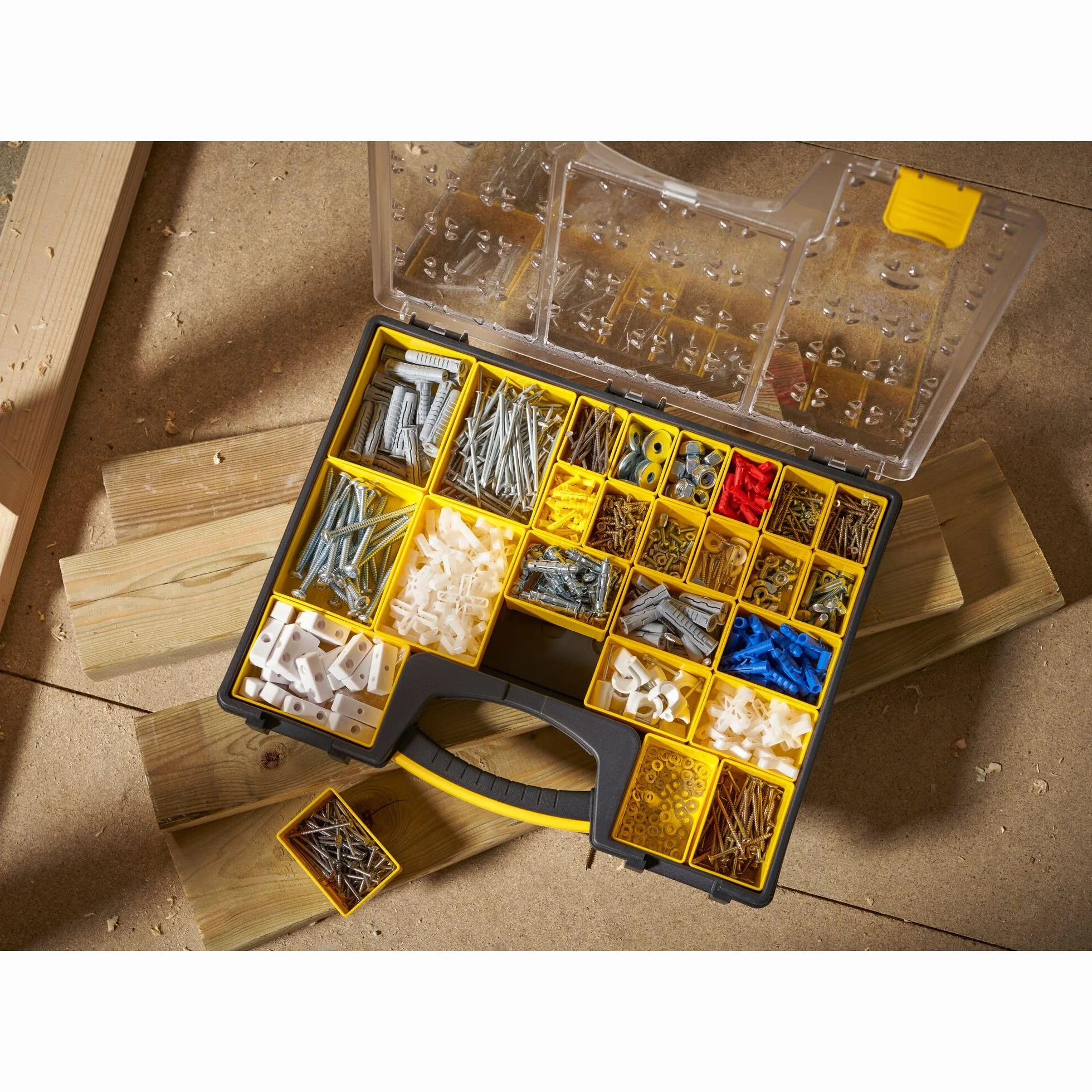 Stanley 1-92-748 Skrzynka Narzędziowa Organizer Pro, Czarny, Żółty
