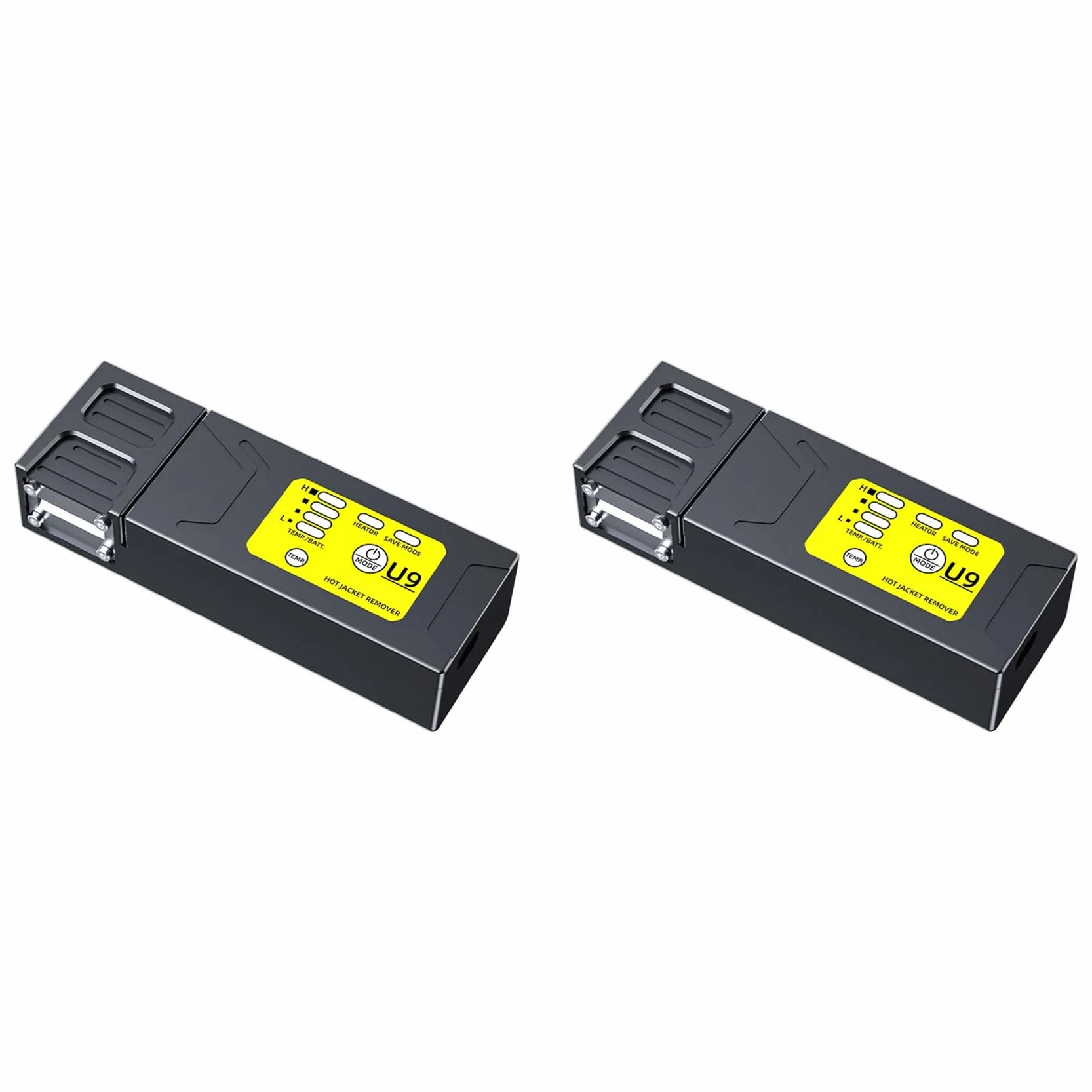 2X Szczypce do Zdejmowania Izolacji Termicznej U9 Fiber, Podgrzewane, Optyczne, do Cięcia, do Zdejmowania Izolacji z Włókien Światłowodowych, Narzędzie do Łączenia Kabli