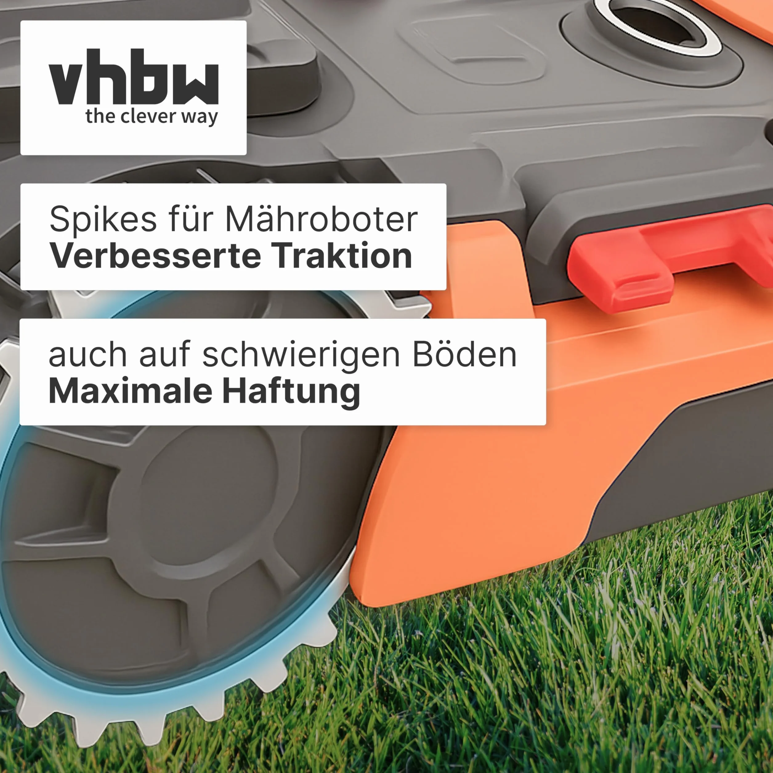 vhbw 2 x koło zębate kompatybilne z Bosch Indego 350, 400, M700, 2021, M+ 700 robot do koszenia trawy, stal nierdzewna, 24 zęby, wraz ze śrubami