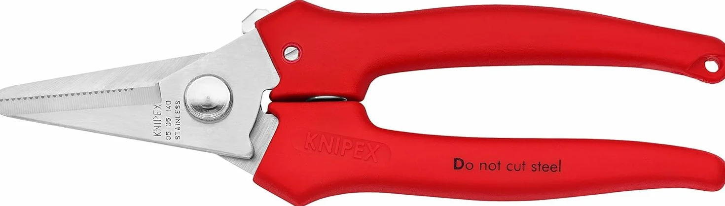 KNIPEX Nożyczki uniwersalne Z tworzywa sztucznego 140 mm, 95 05 140