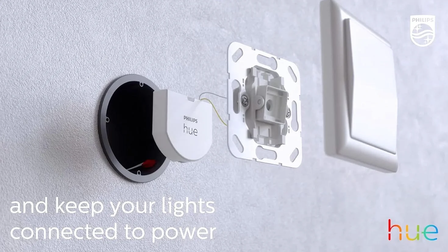 Philips Hue Wall Switch Module (2 szt.) Inteligentny moduł włącznika ściennego, wygodne sterowanie, więcej możliwości inteligentnego oświetlenia