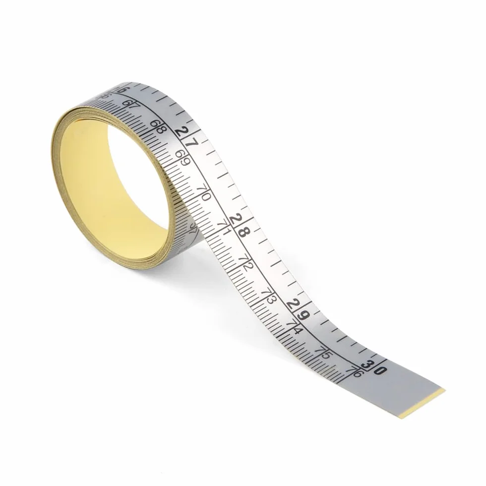 WIN TAPE Taśma miernicza do stołu warsztatowego, 76 cm, od środka, kciuki/cm