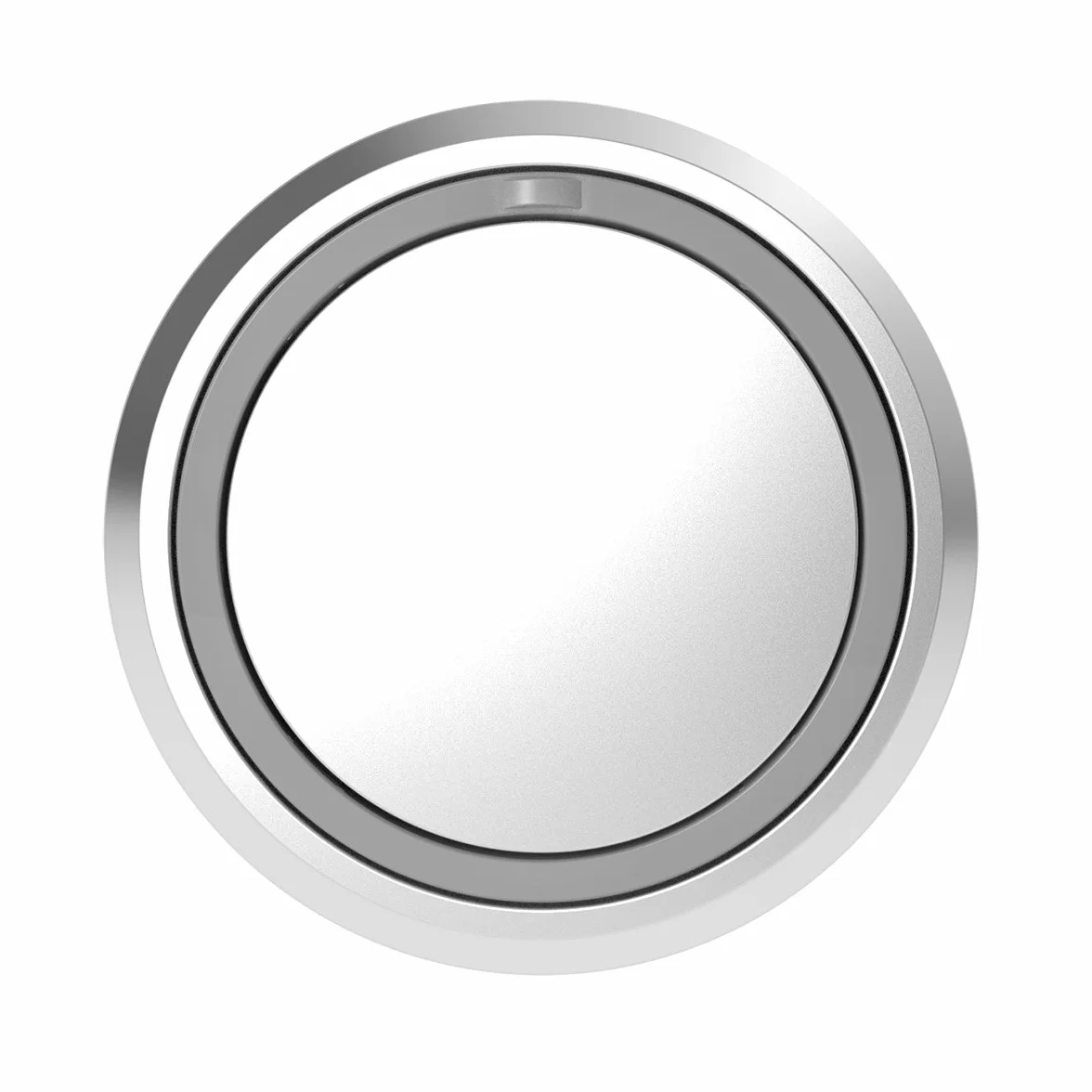Honeywell DCP711G okrągły bezprzewodowy przycisk z lampką ufności LED, szary