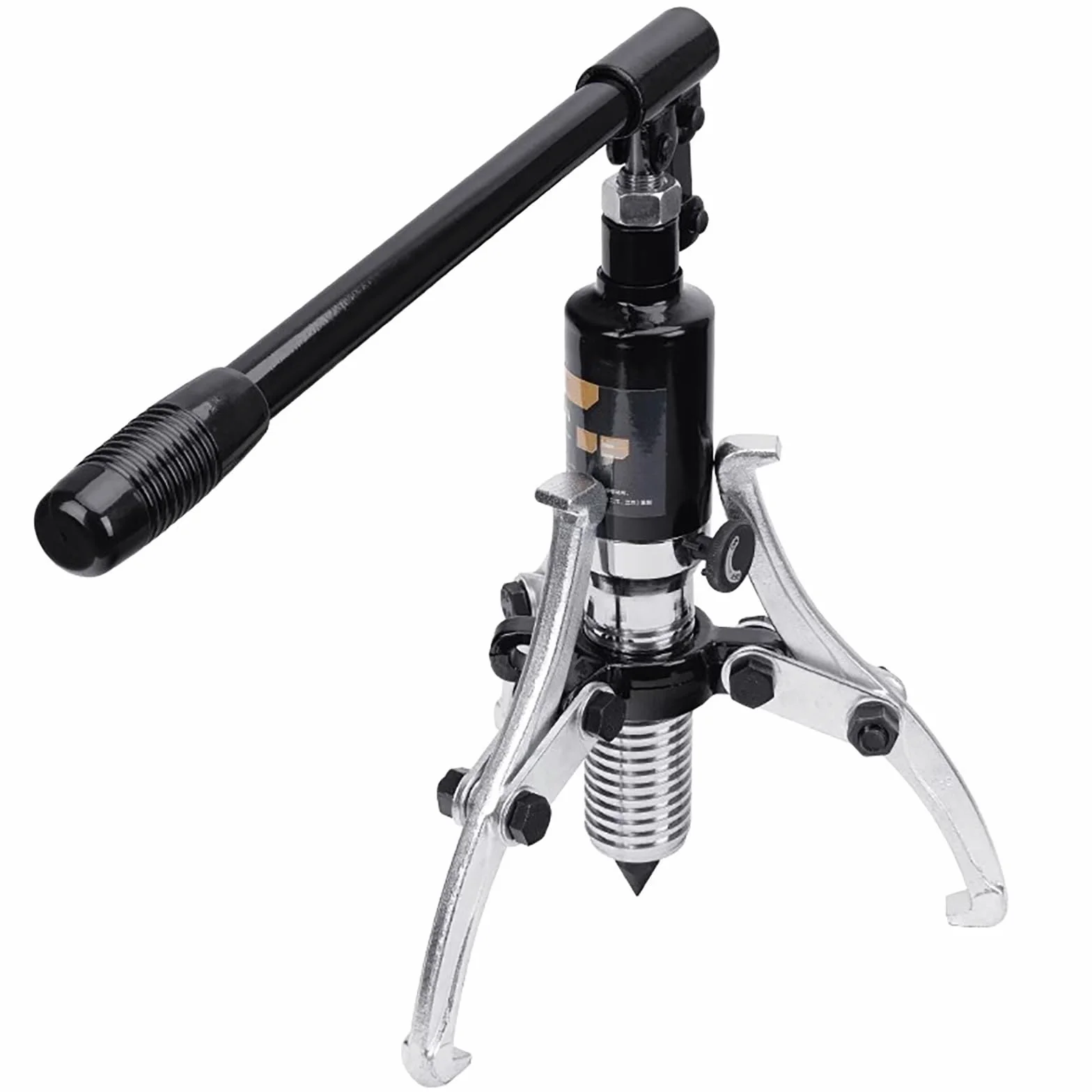Hydrauliczny ściągacz do kół zębatych, 15T, hydrauliczny ściągacz do kół zębatych – regulowany ściągacz do łożyska pazurowego do łatwego usuwania wałków, kół pasowych i tulei – wysokiej jakości