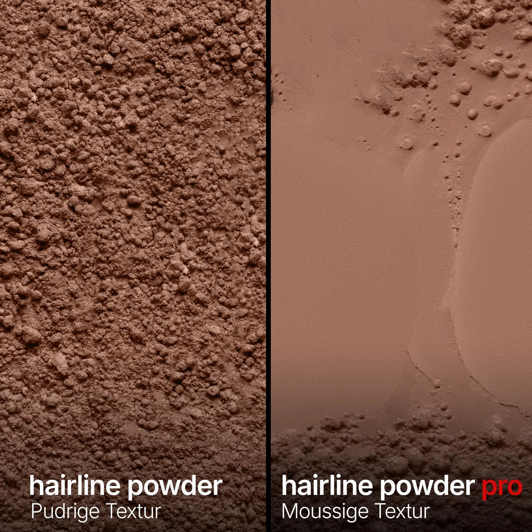 LEON MIGUEL Hairline Powder Puder z korzeni w proszku do ukrycia korzeni, wodoodporny, niewidoczny makijaż zagęszczający włosy (brązowy, Hairline Powder Pro)