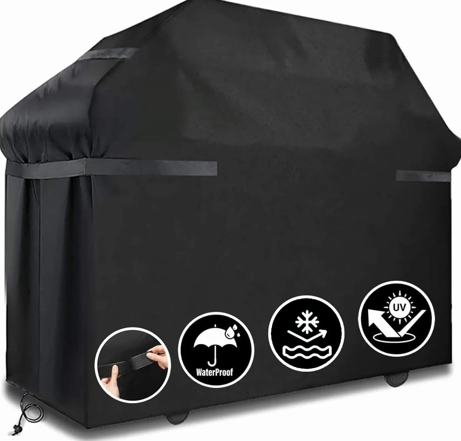 Pokrowiec na grilla Oxford 420D wodoszczelny 117x66 cm