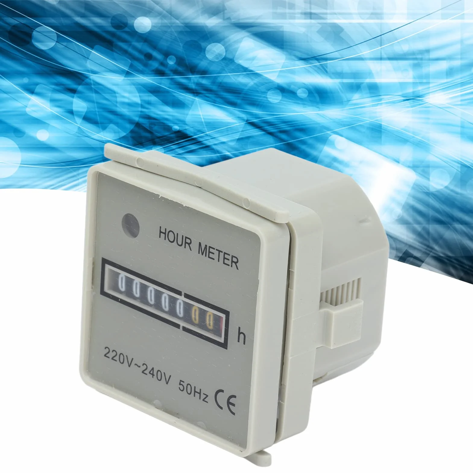 Przemysłowy Licznik Godzin Pracy 220-240V 0,3W dla Zastosowań Przemysłowych i Domowych - Mechaniczny i Elektroniczny Licznik Godzin