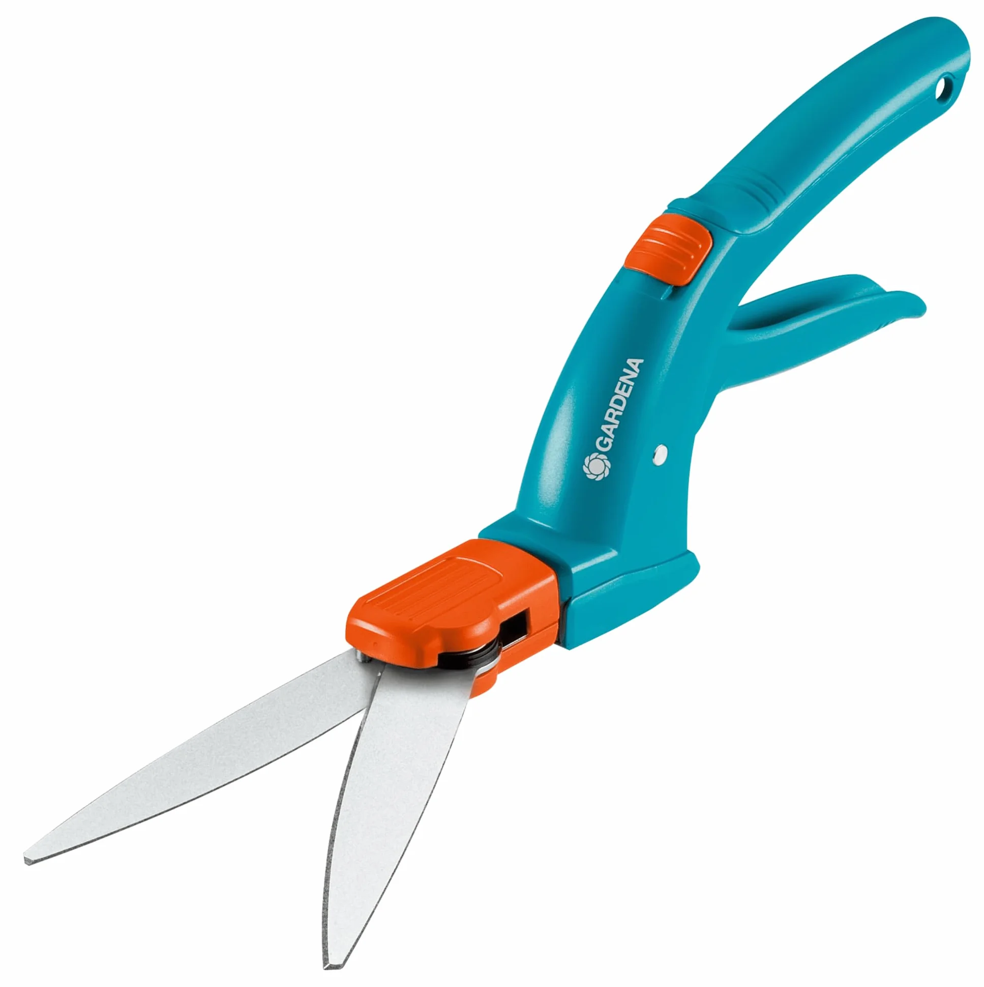Gardena Classic nożyce do trawy, obracane: nożyce mechaniczne do brzegów trawnika, z ostrzem o szlifie prostym, obracanym o 360°, ergonomiczny uchwyt, dla osób lewo- i praworęcznych (8731-30)
