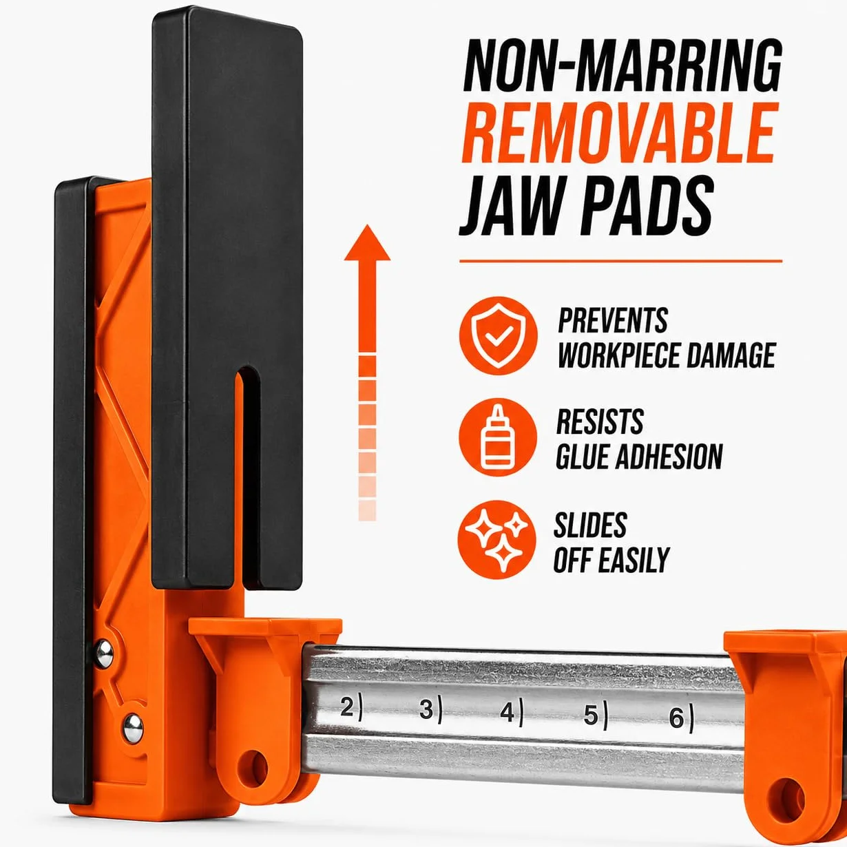 WEN 24-calowy 907 kg równoległy zacisk szczękowy i zestaw rozrzutników, dwupak (CLP122)