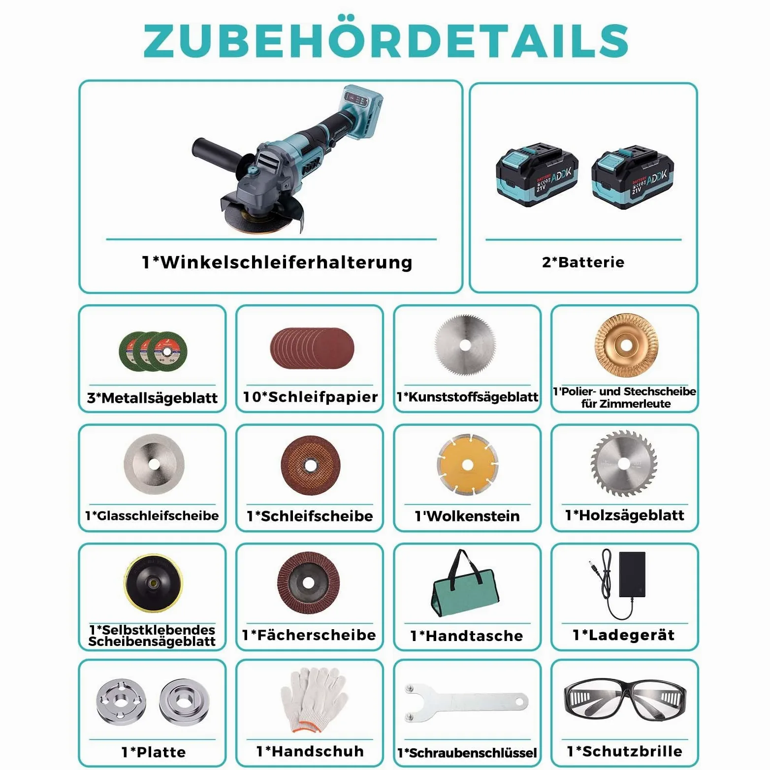 Szlifierka kątowa 125 mm, elektryczna szlifierka kątowa, bezszczotkowa szlifierka do metalu