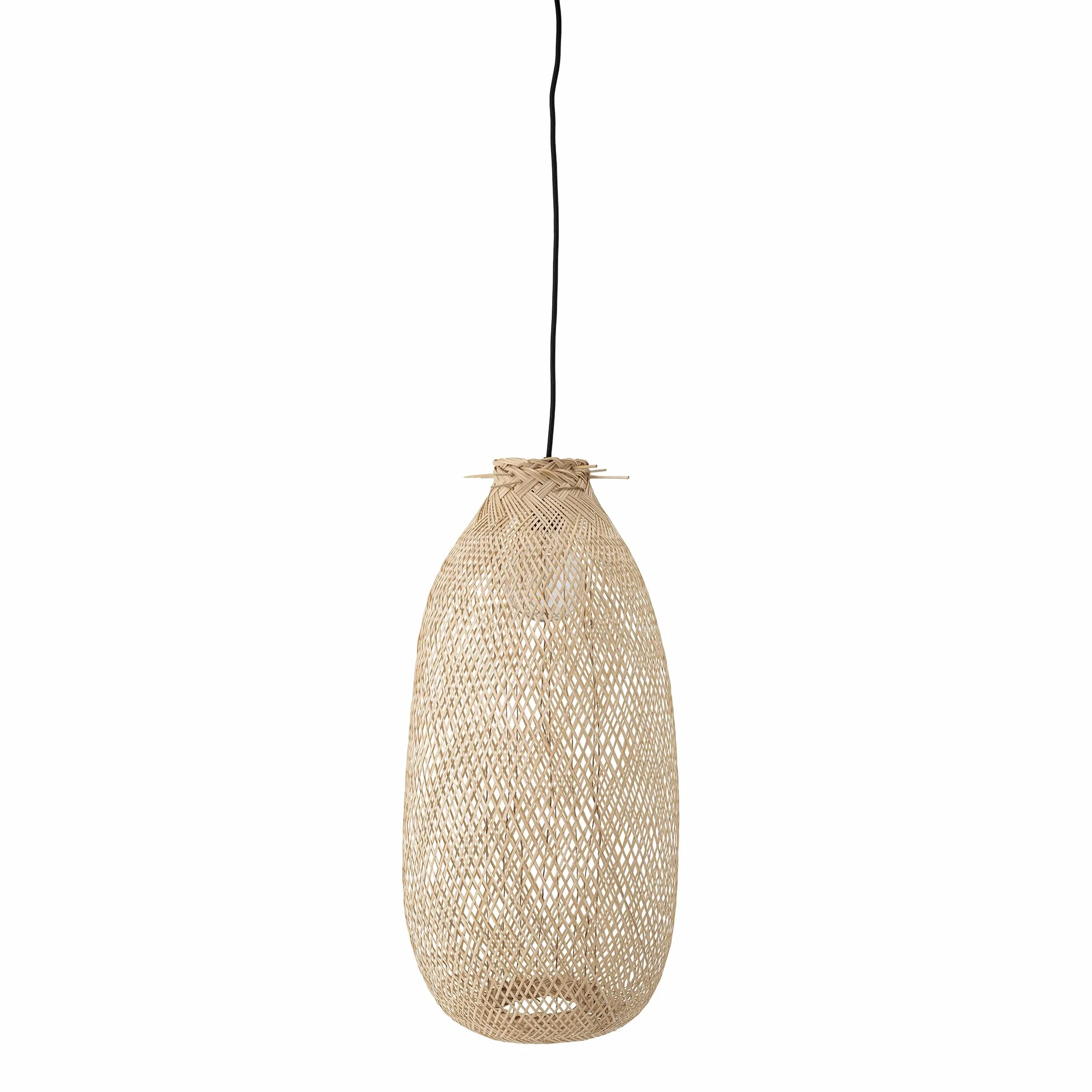 Bloomingville - Lampa wisząca, lampa wisząca, lampa - bambus - Ø 24 x wys. 65 cm