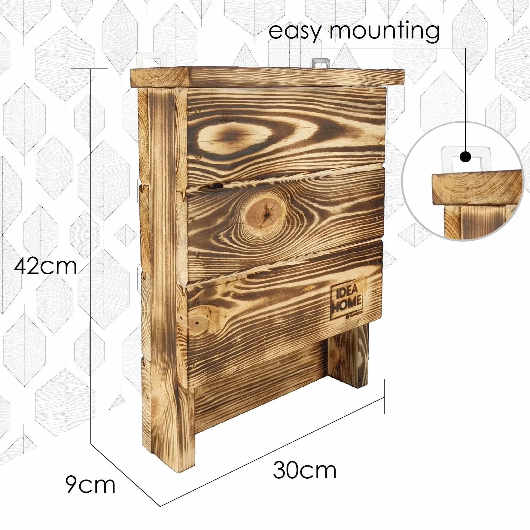 Leviatan IDEA HOME CHIROPTERA skrzynka na nietoperze z litego drewna