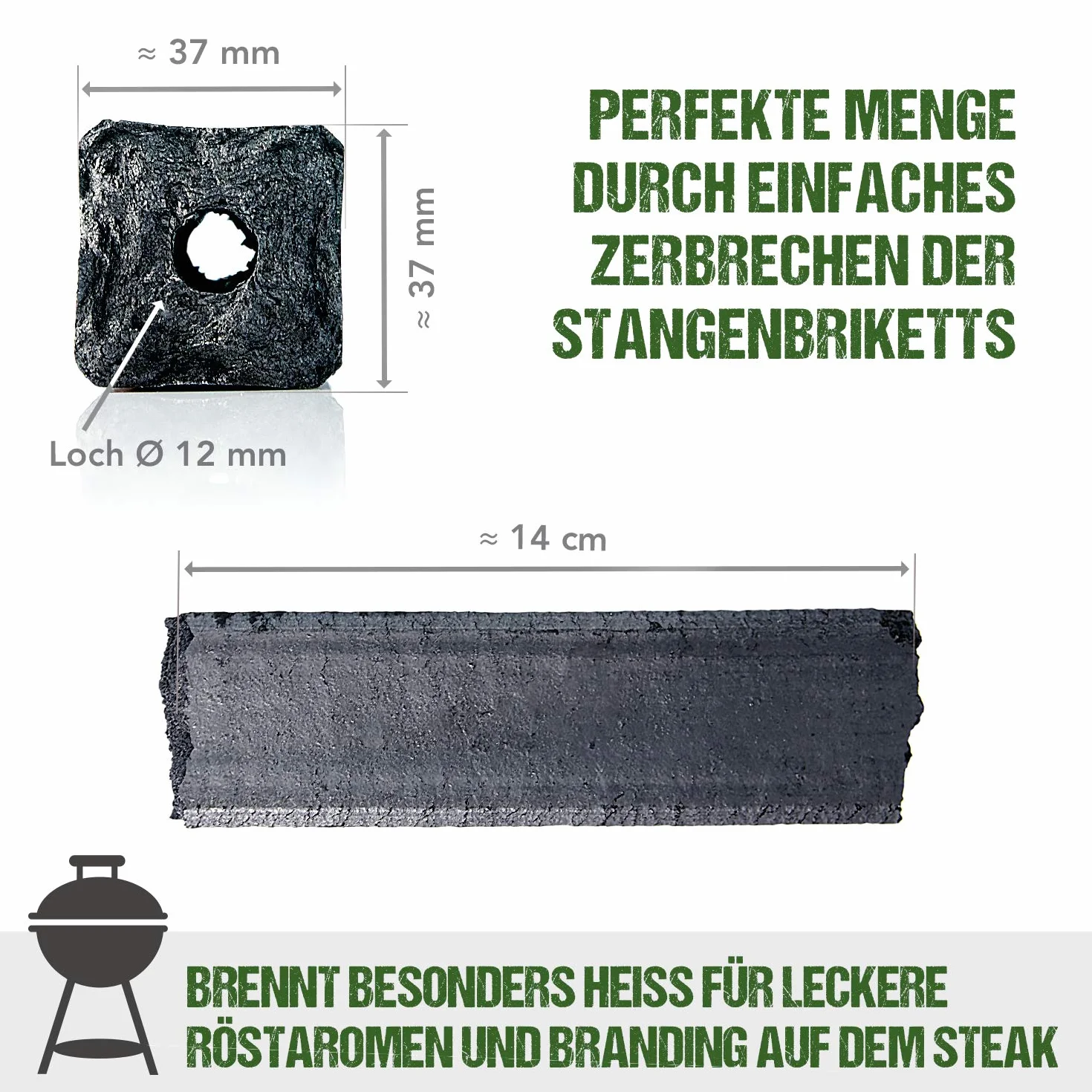 McBrikett BAMBUKO Premium węgiel do grilla 8 kg ekologiczny węgiel bambusowy