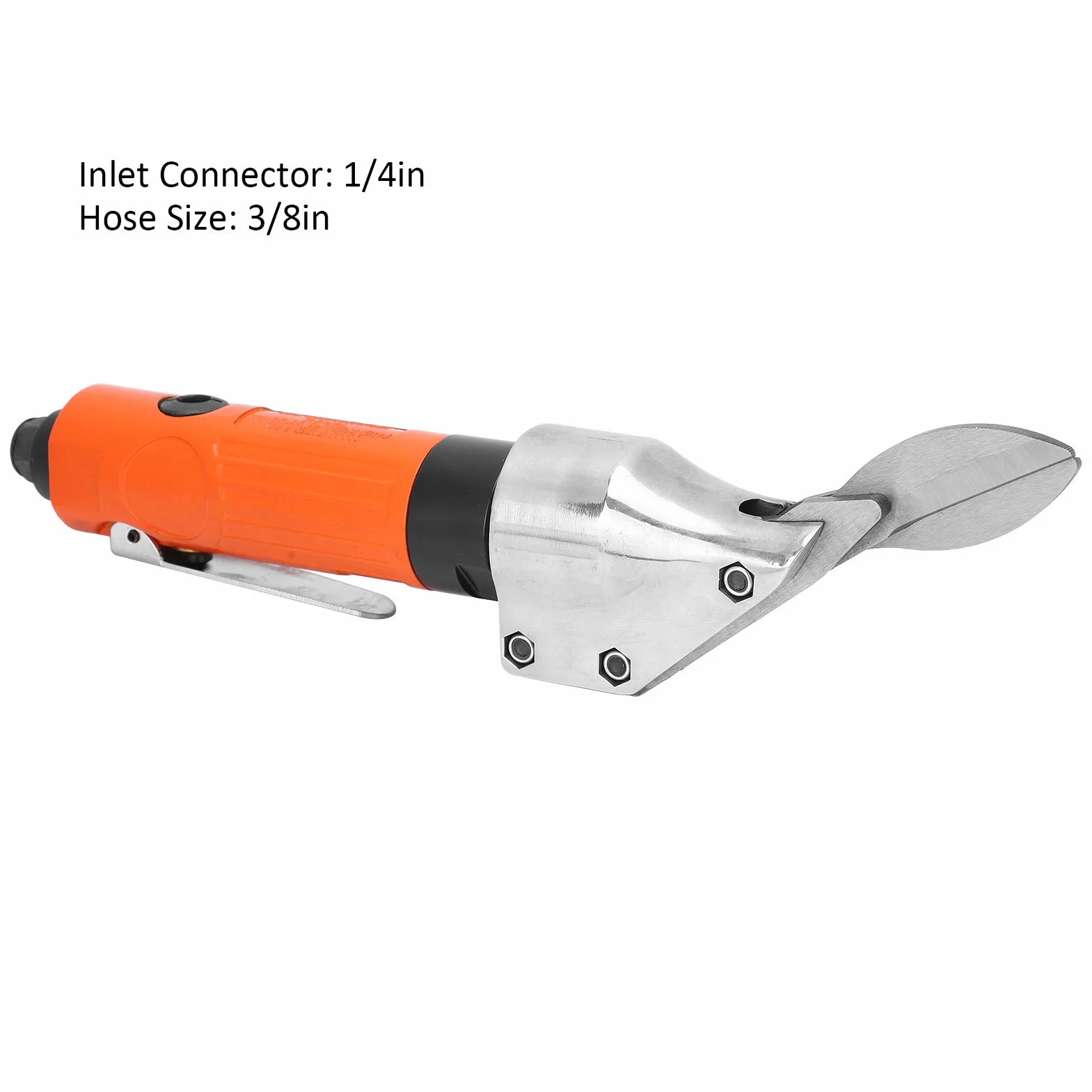 Nożyce do Metalu, Nożyce Pneumatyczne 1/4 Cala Nożyce do Metalu do Cięcia Blachy Nożyce do Cięcia Blachy 22000 Obr./min Pneumatyczne Nożyce do Metalu Stalowe Nożyczki z Prostym