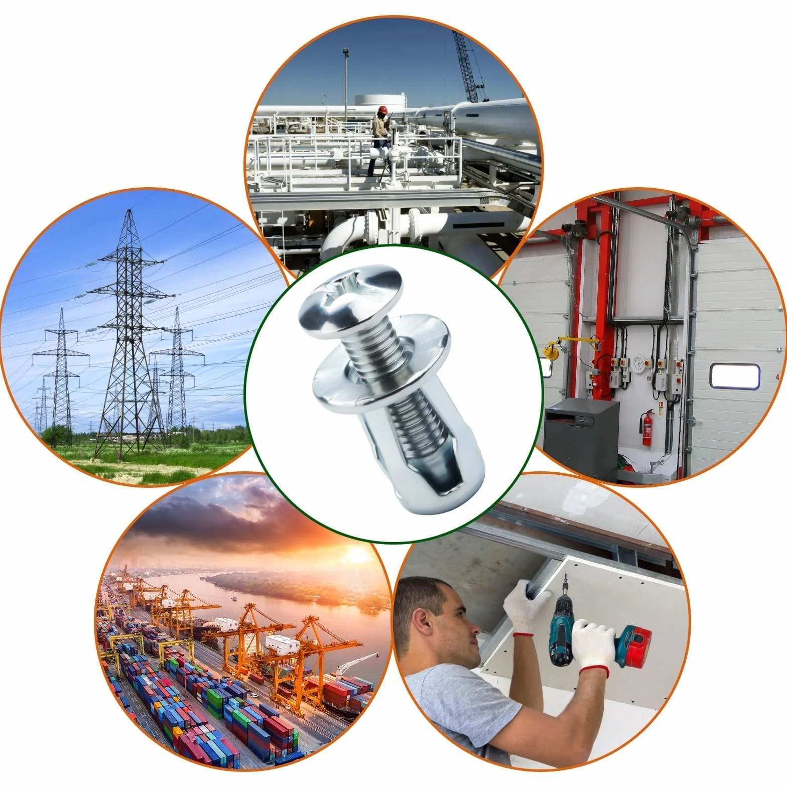 Mbsomnus Kotwica metalowa M4x20, 15 sztuk nakrętek z płatkami nakrętek rozszerzających kotwice wgłębne mocowania wgłębne kotwice ścienne zestaw Kit ciężki dla cienkich ścian drzwi wgłębnych blachy