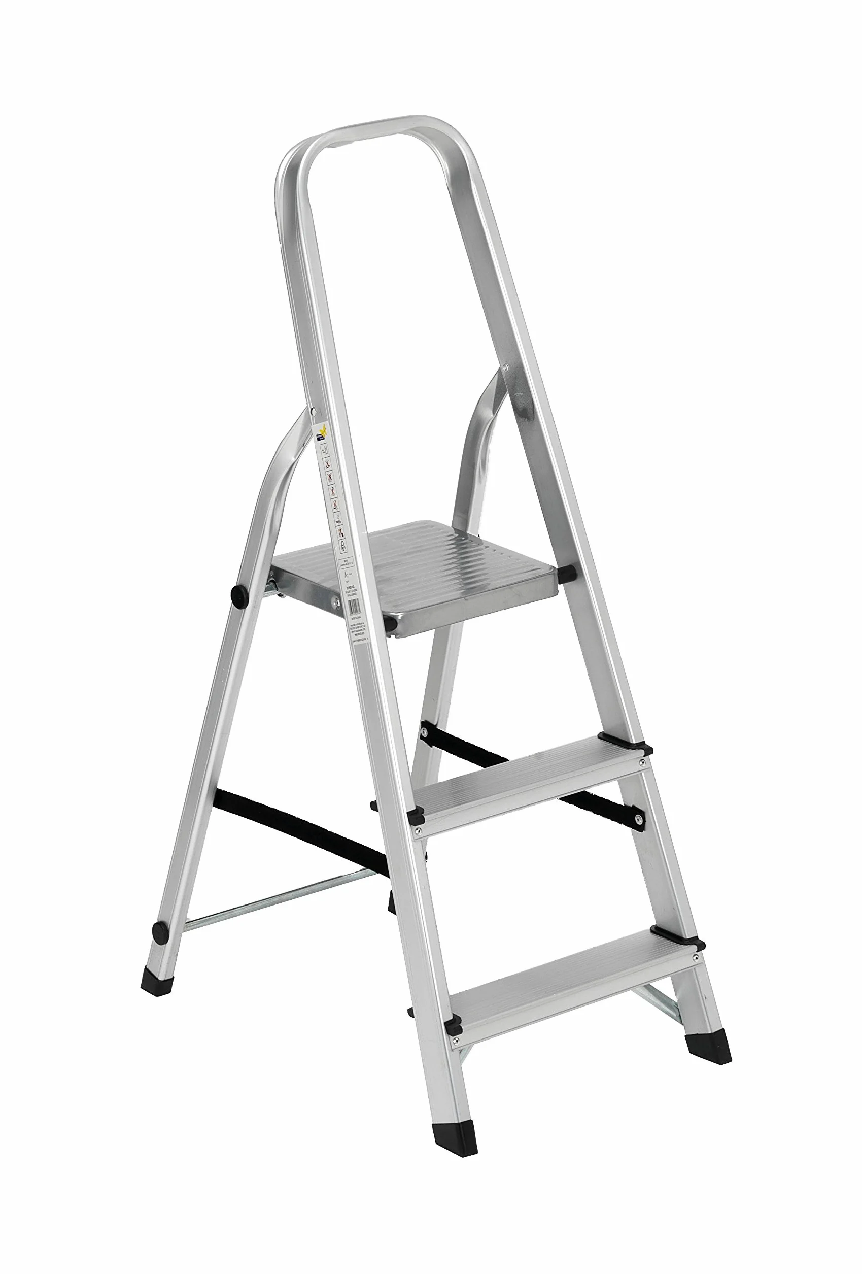 GARDEN FRIEND S1405103 Everest drabina aluminiowa, 3 stopnie, 41 x 10 x 112 cm