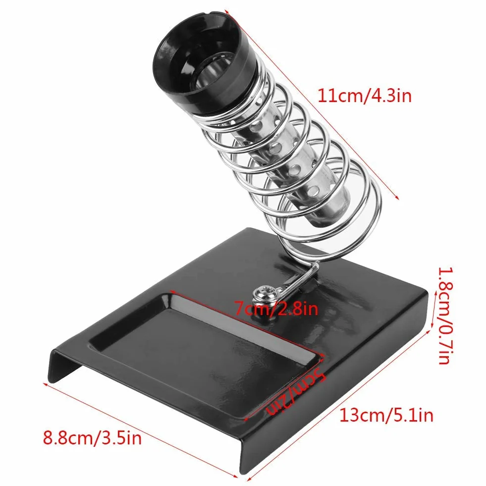 1 pc lutownica stojak na pistolet uchwyt stojak stacja podpierająca metalowa podstawa lutownica