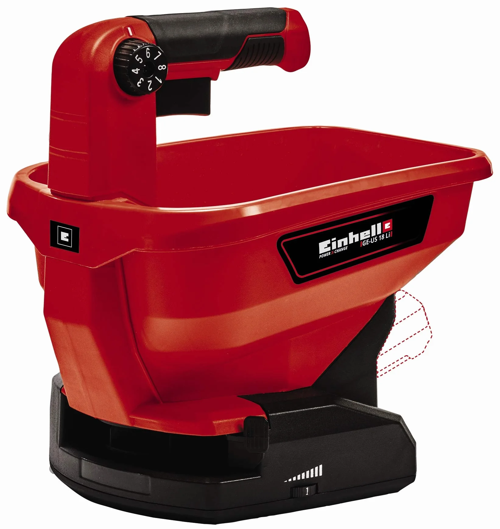 Einhell Ge-Us 18 Li-Solo Power X-Change Siewnik 3.3 litra Czerwony Czarny