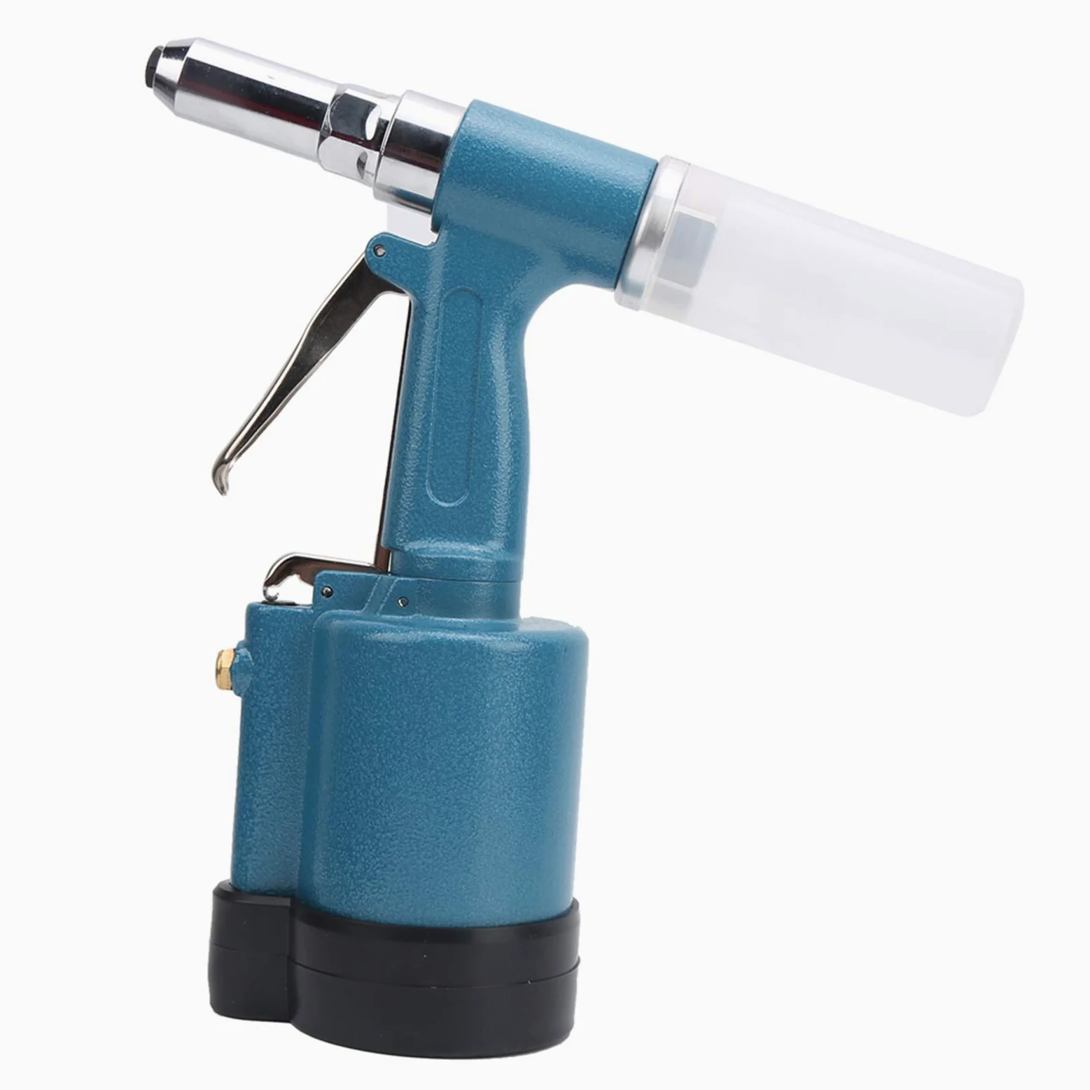 Pneumatyczny pistolet do nitowania, KP-702 Blue Air Nitownica Przemysłowa 3-szczękowa nitownica pneumatyczna Aluminiowa konstrukcja hydrauliczna dla lotnictwa(European Style)