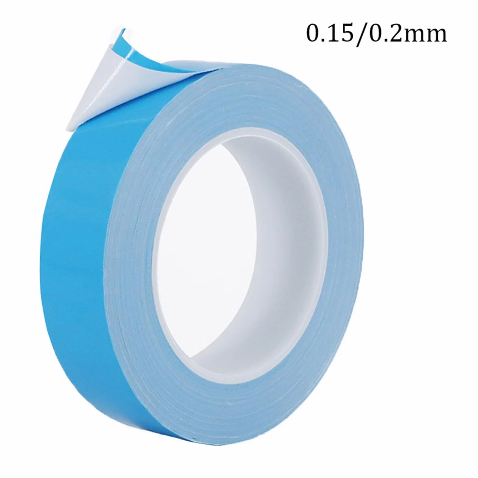 Dwustronna termoprzewodząca taśma klejąca do chipów, PCB, procesora, taśmy LED, radiatora, 25 metrów, rolka (0,2 mm, 40 mm)