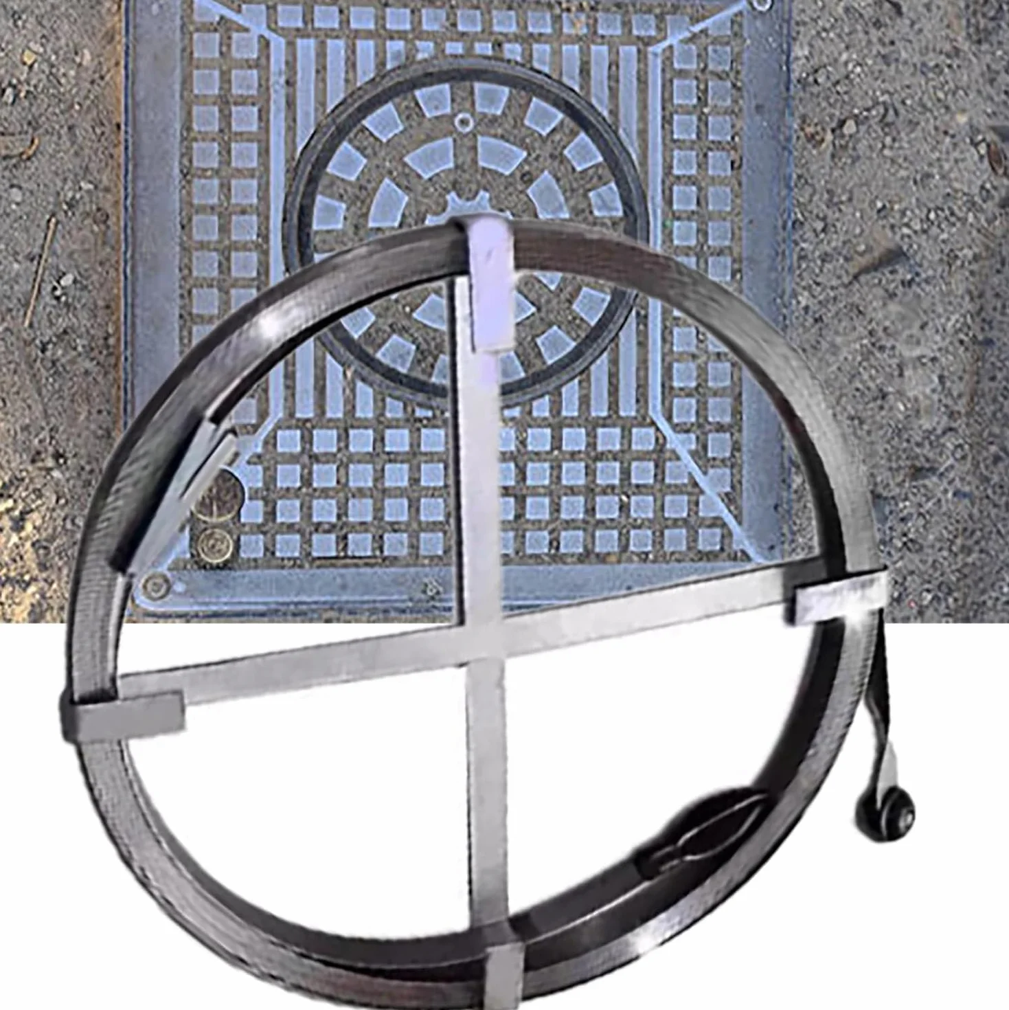Pręt do czyszczenia studzienek – stal, wytrzymała(L 15m W 2.5cm)