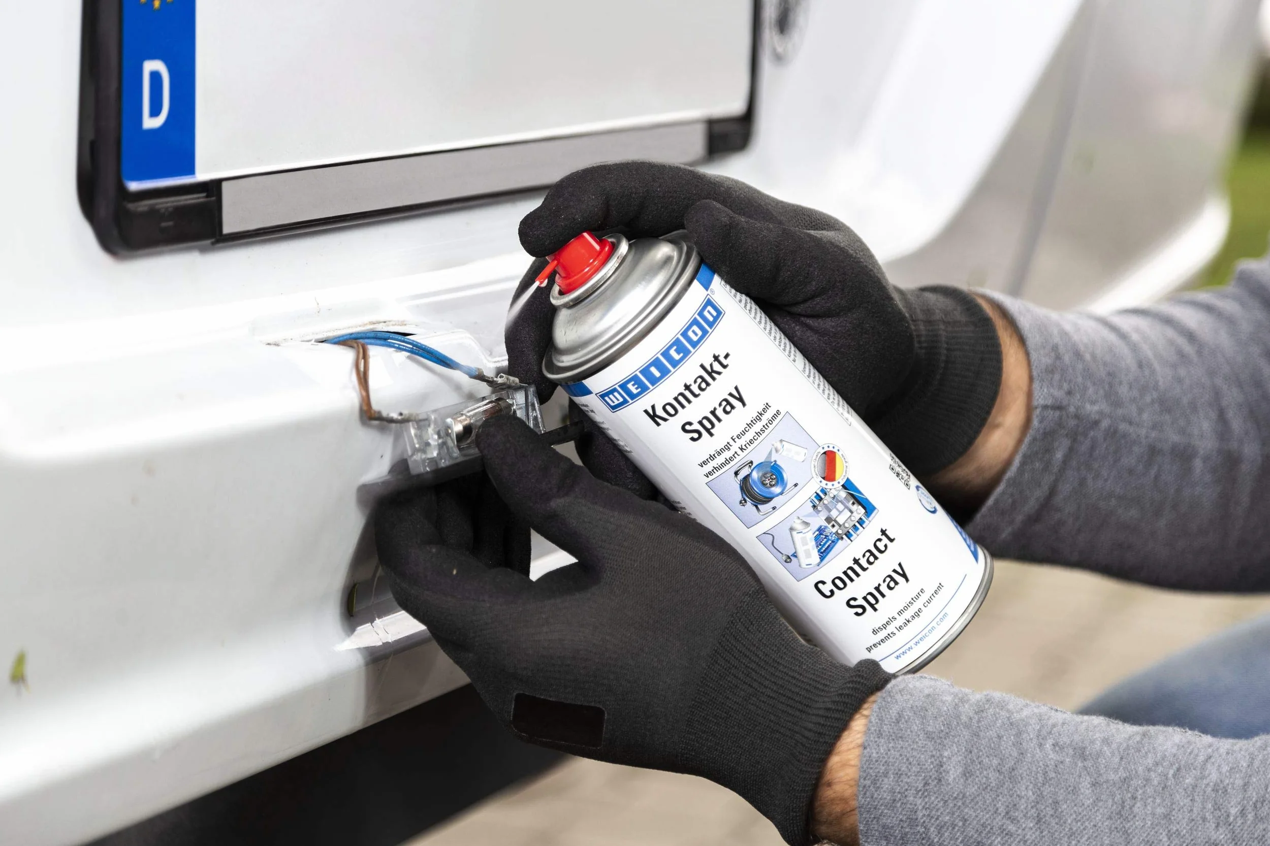 WEICON Spray kontaktowy 400 ml, pielęgnacja i ochrona styków elektronicznych, bezbarwny