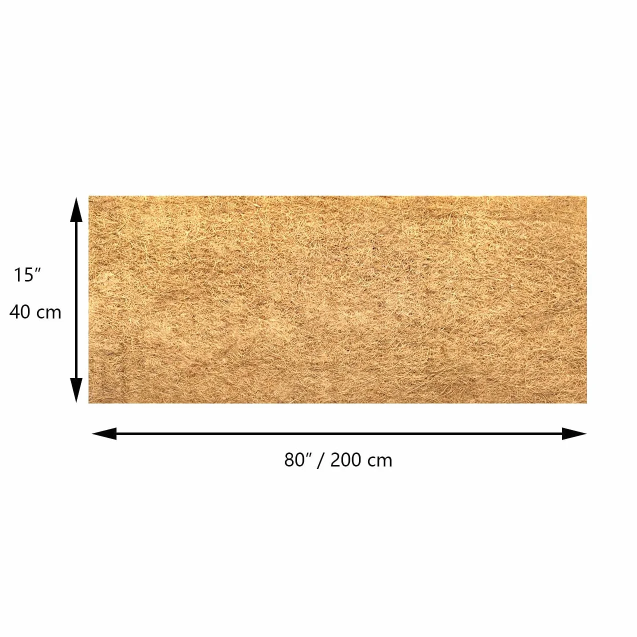 SUNYAY Mata Coco Naturalna 38 x 203 cm Wkładka Kokosowa w Rolce do Sadzarki
