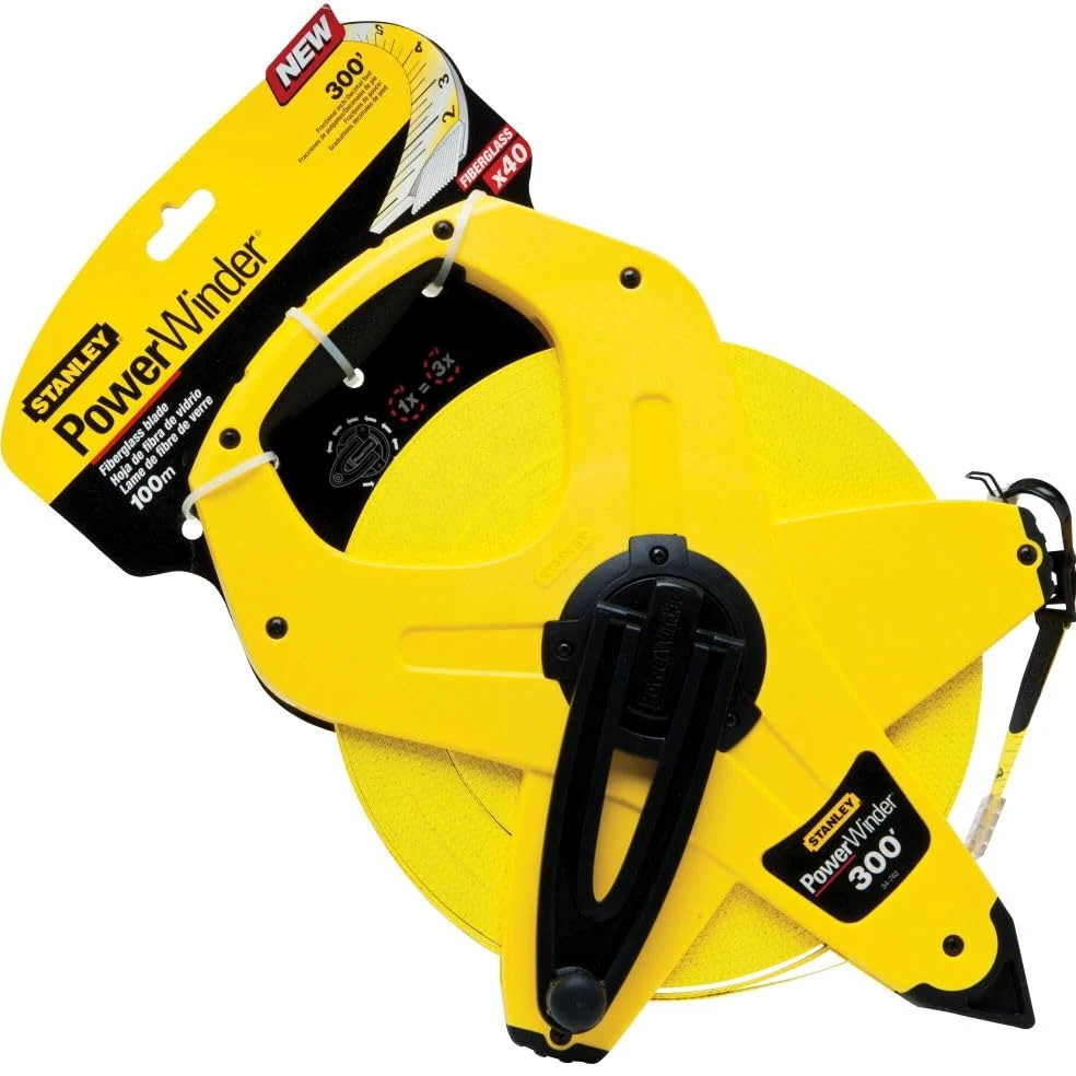 Stanley 34-762 300 PowerWinder długa taśma z włókna szklanego