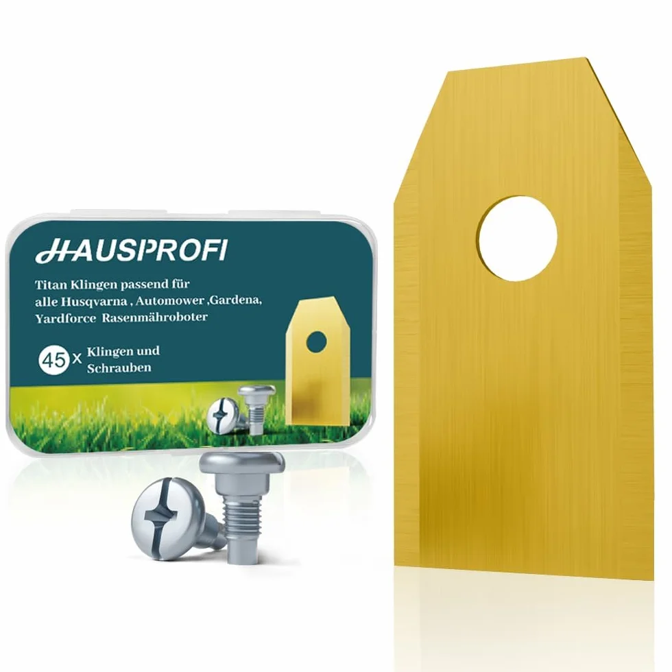 HAUSPROFI 45 ostrza zamienne tytanowe do kosiarki Husqvarna Gardena Yard Force