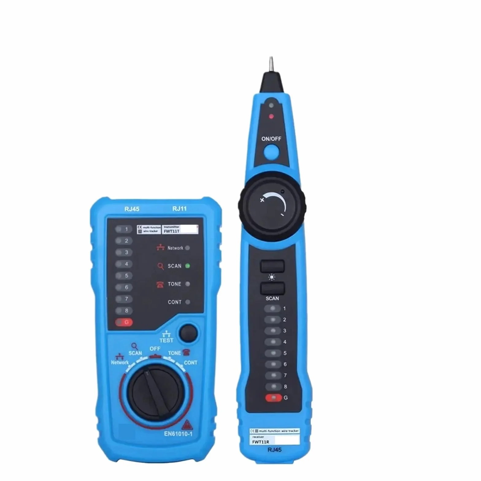 Lokalizator kabli sieciowych, tester przewodów RJ11 RJ45 Cat5 Cat6 Ethernet LAN, lokalizator linii, telefonicznych Testy transmisji