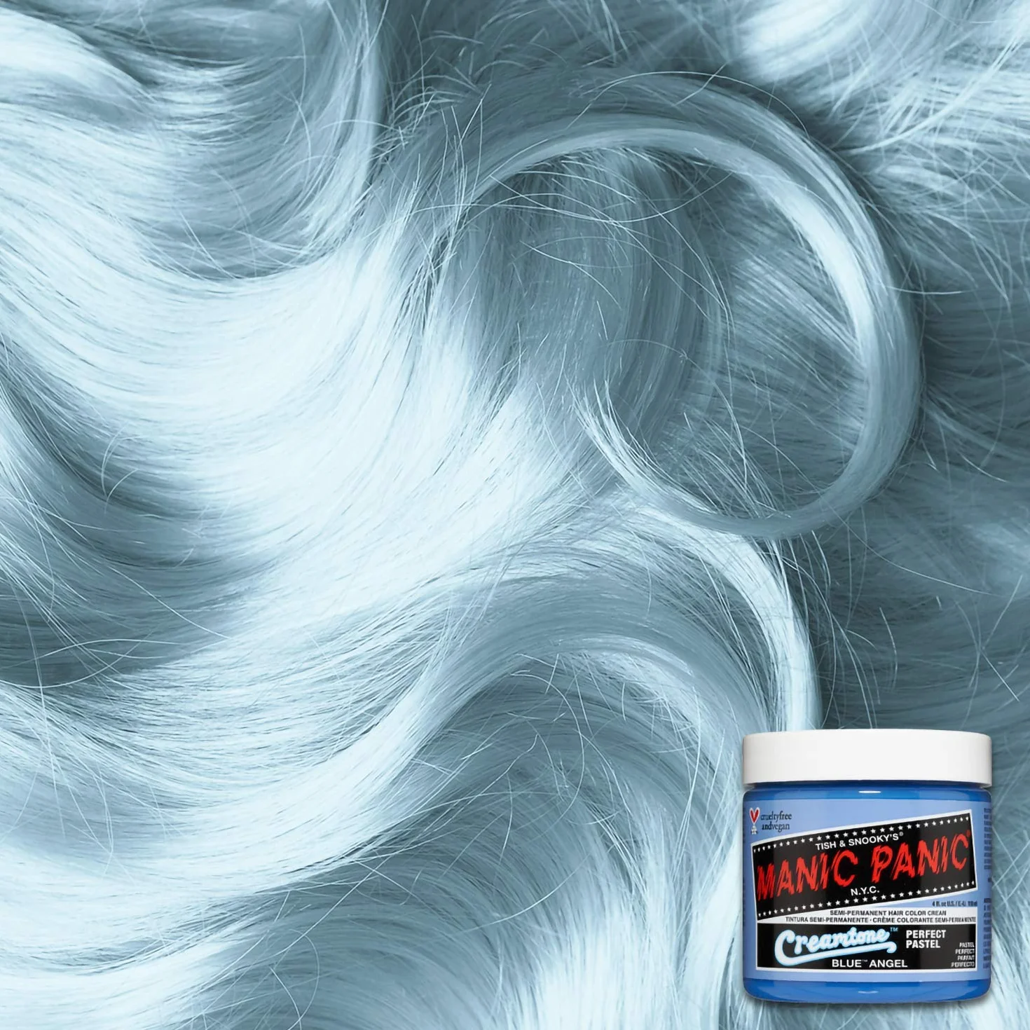 Manic Panic Creamtones Perfect Pastel Hair Dye (Blue Angel)