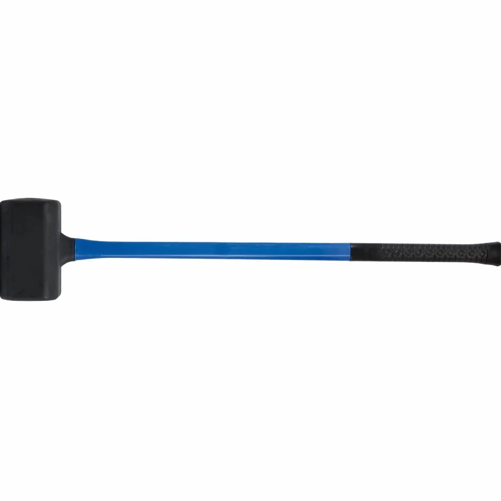SW-Stahl 51115L Młotek Bezwładnościowy 5,250 g, Bez Odrzutu, 105 mm | Gumowy młotek ochronny z trzonkiem z włókna szklanego, wypełniony stalą, idealny do felg i prac w warsztacie