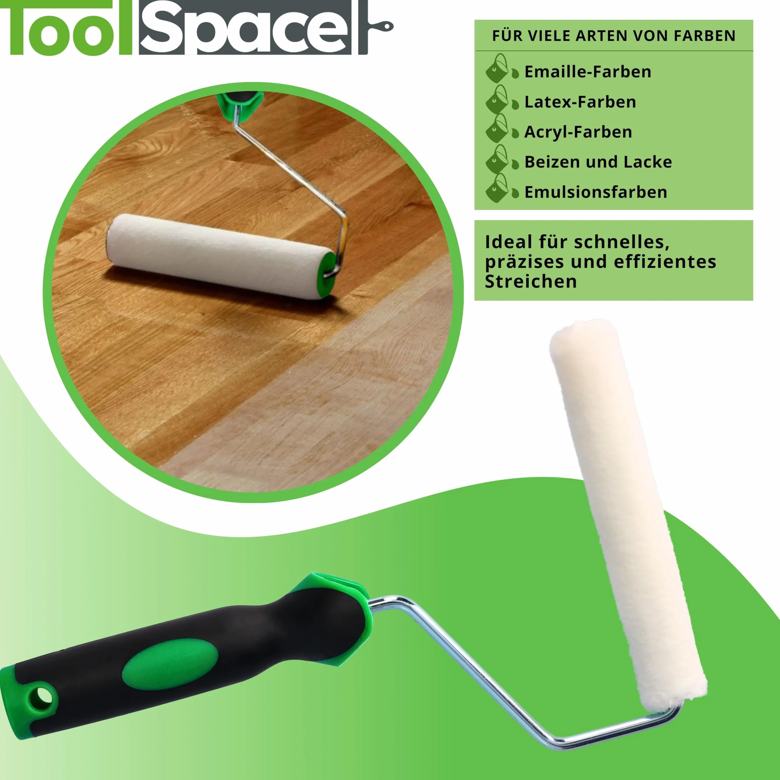 ToolSpace | ZESTAW 10x VELUR 15CM + RĄCZKA 2K