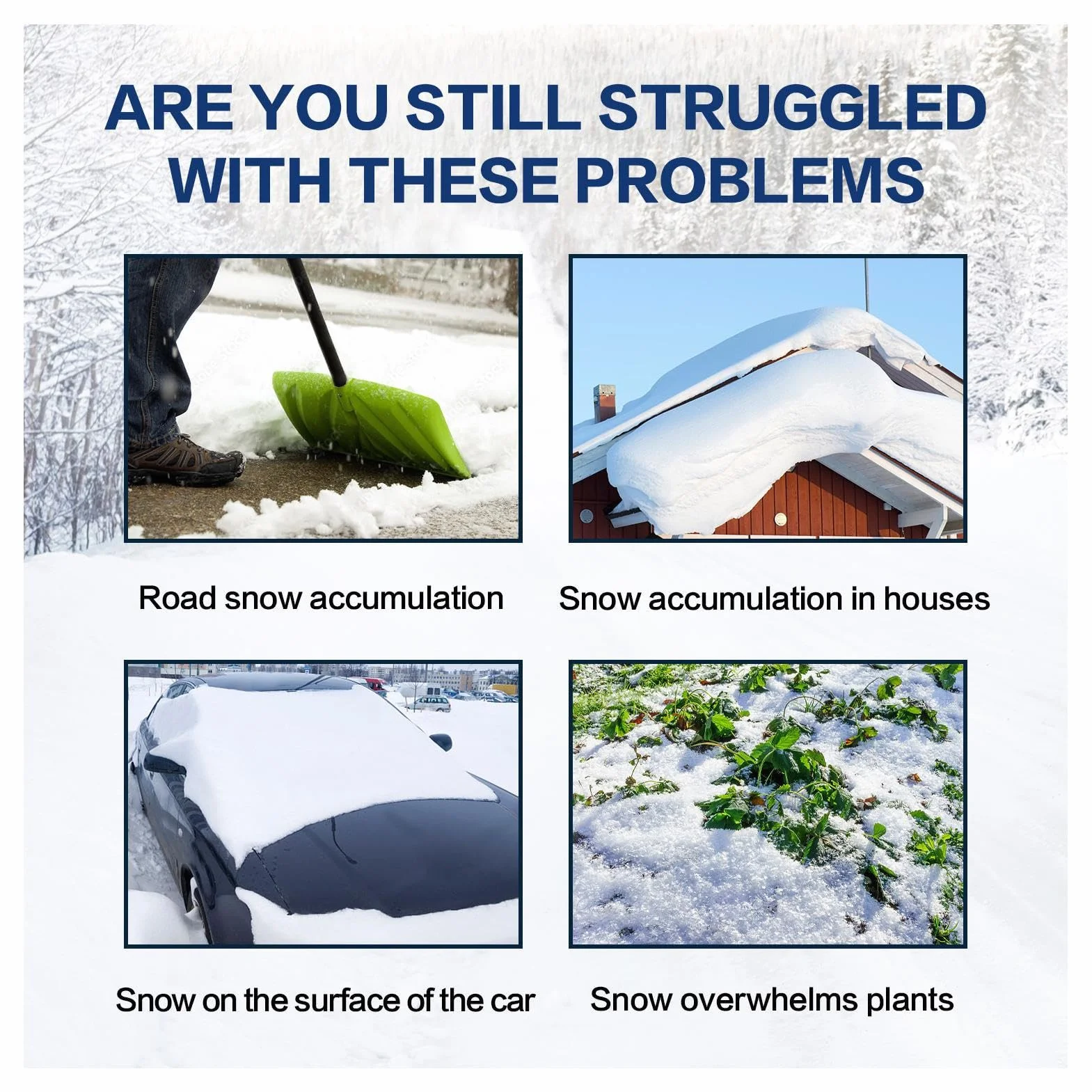 Ice Melter for Driveway - 100g Snow Removal Agent | Fast Acting Deicer for Concrete Road Garage Winter
