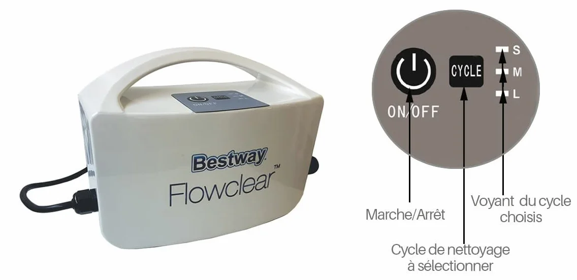 Bestway Mia Robot Basenowy Biały